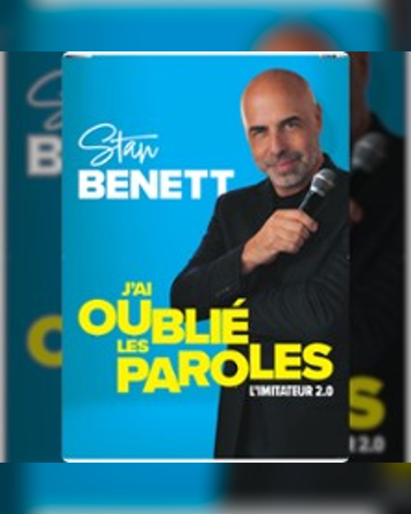 Affiche du spettacolo Stan Benett, Le Solo