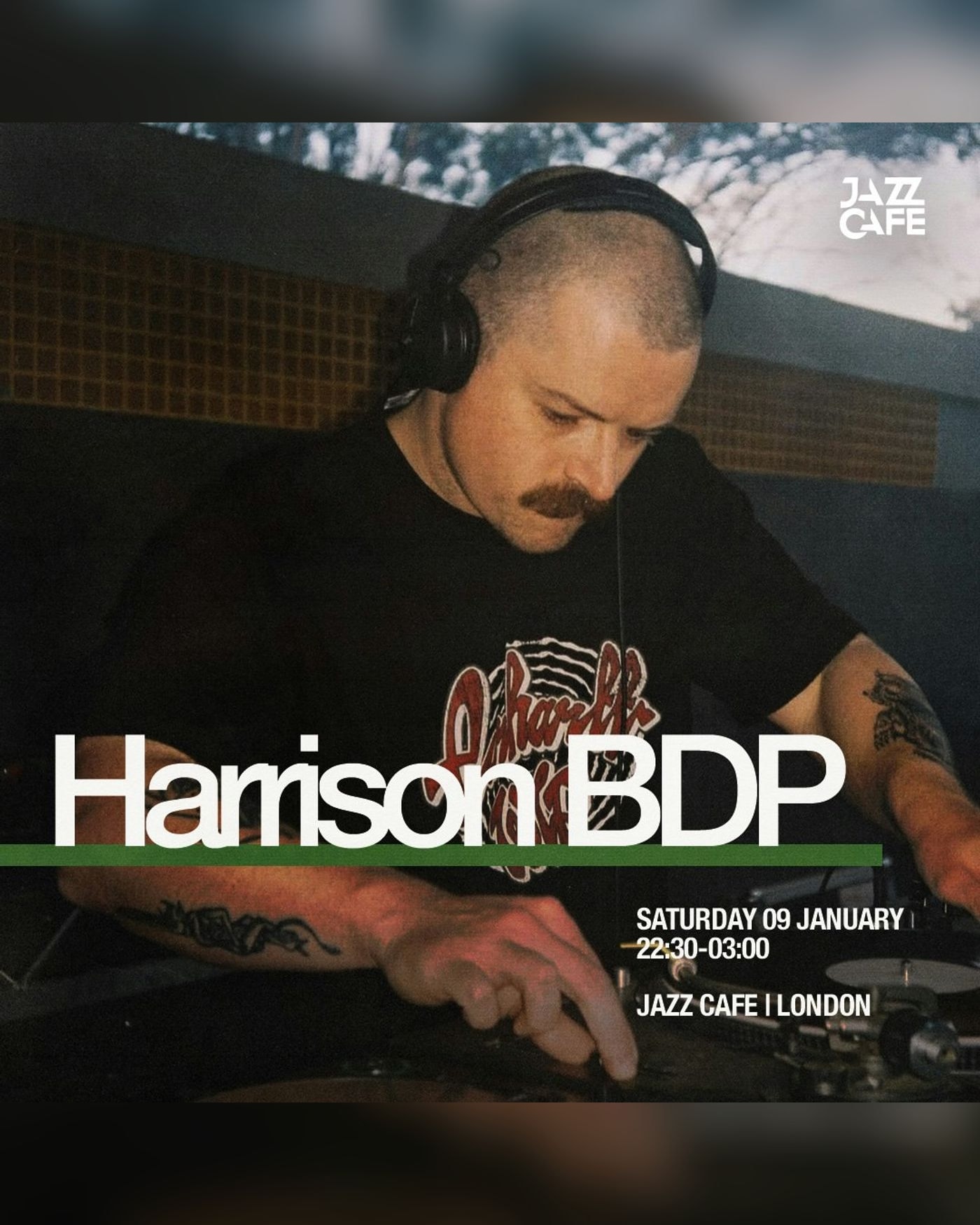 Poster for the concert Harrison BDP, The Jazz Cafe