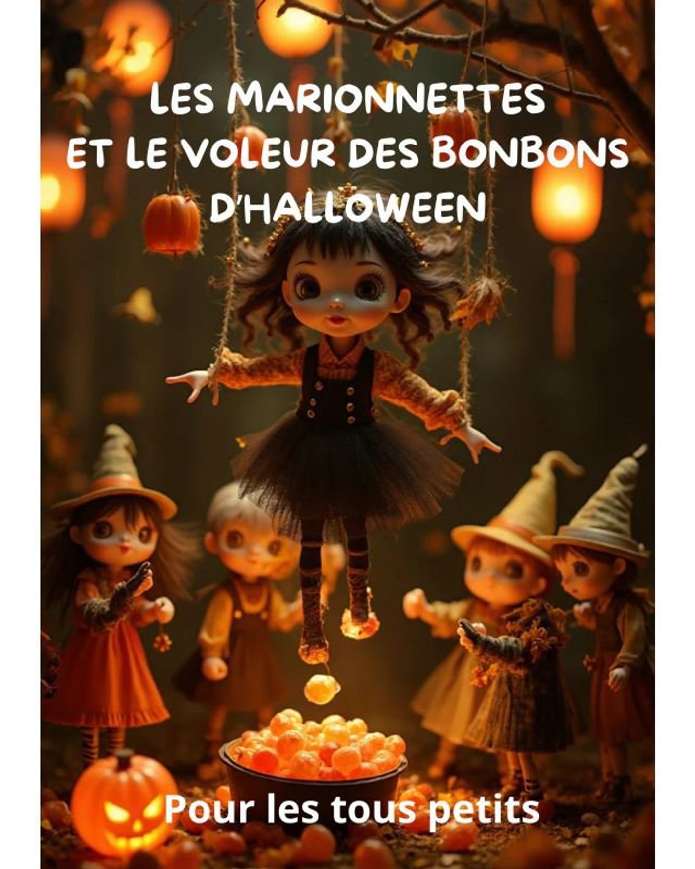Les marionnettes et le voleur des bonbons d'Halloween
