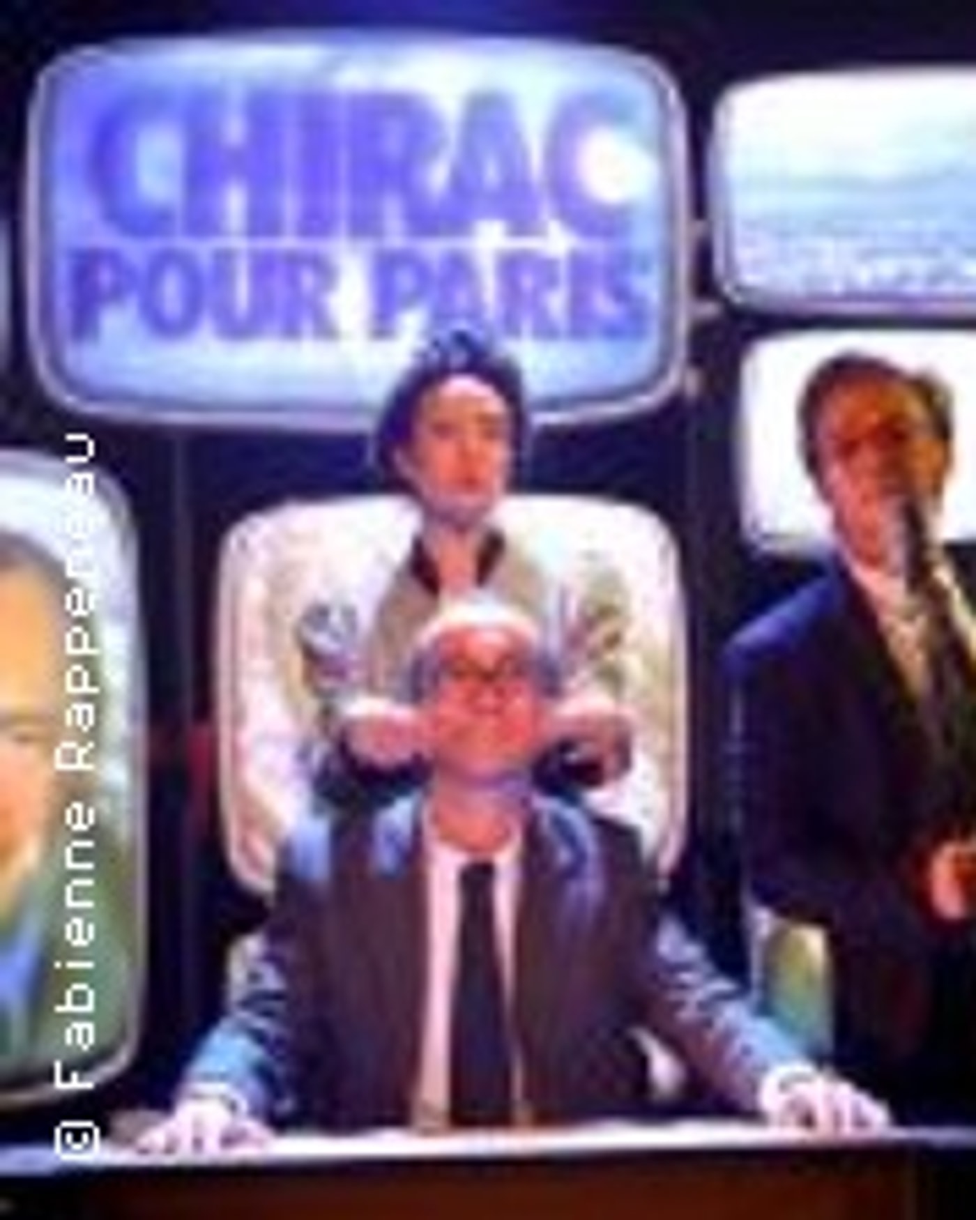 Cartel del espectáculo Jacques et Chirac, TEC - Théâtre Coluche