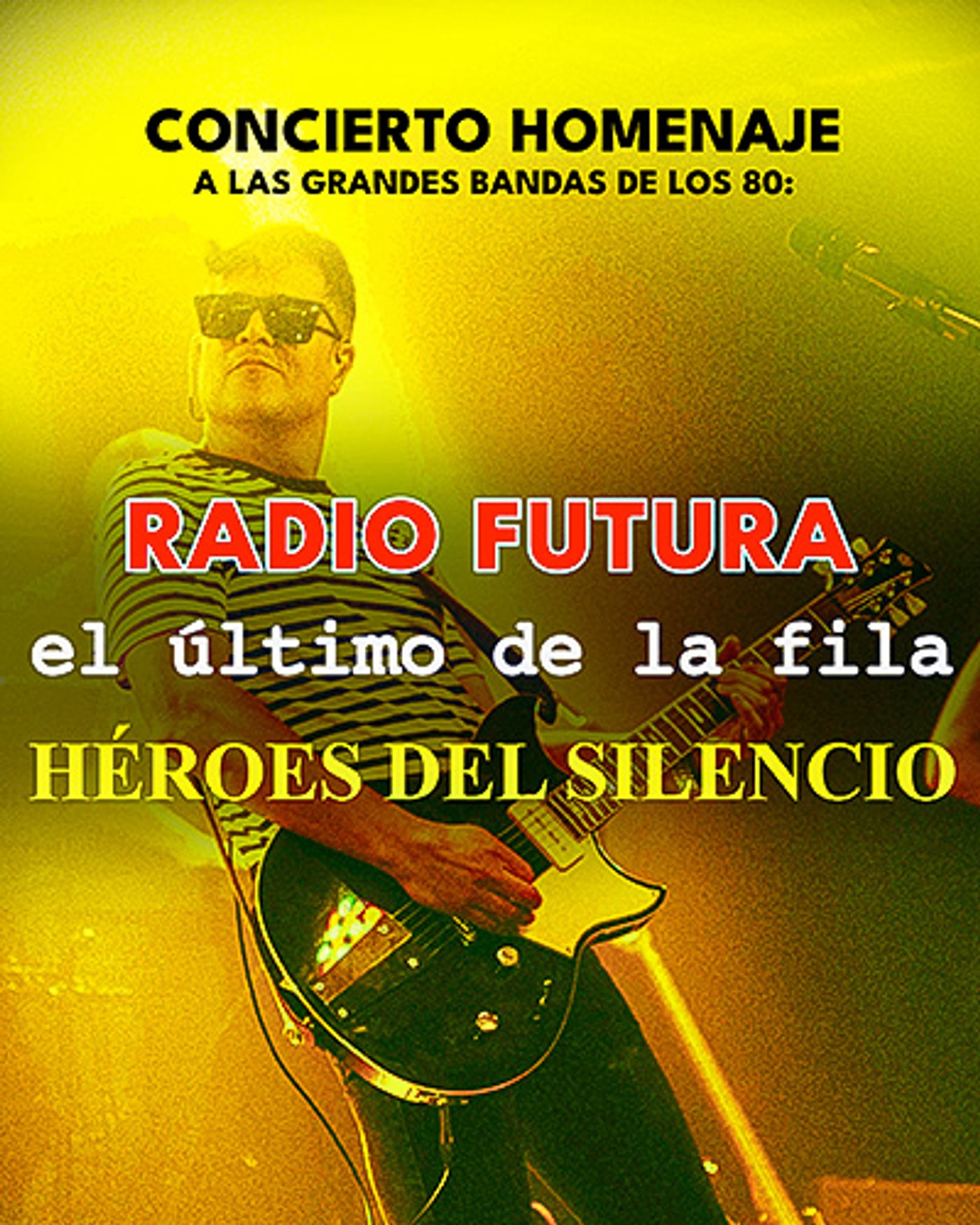 Cartel del concierto Tributo a Radio Futura, La Nau
