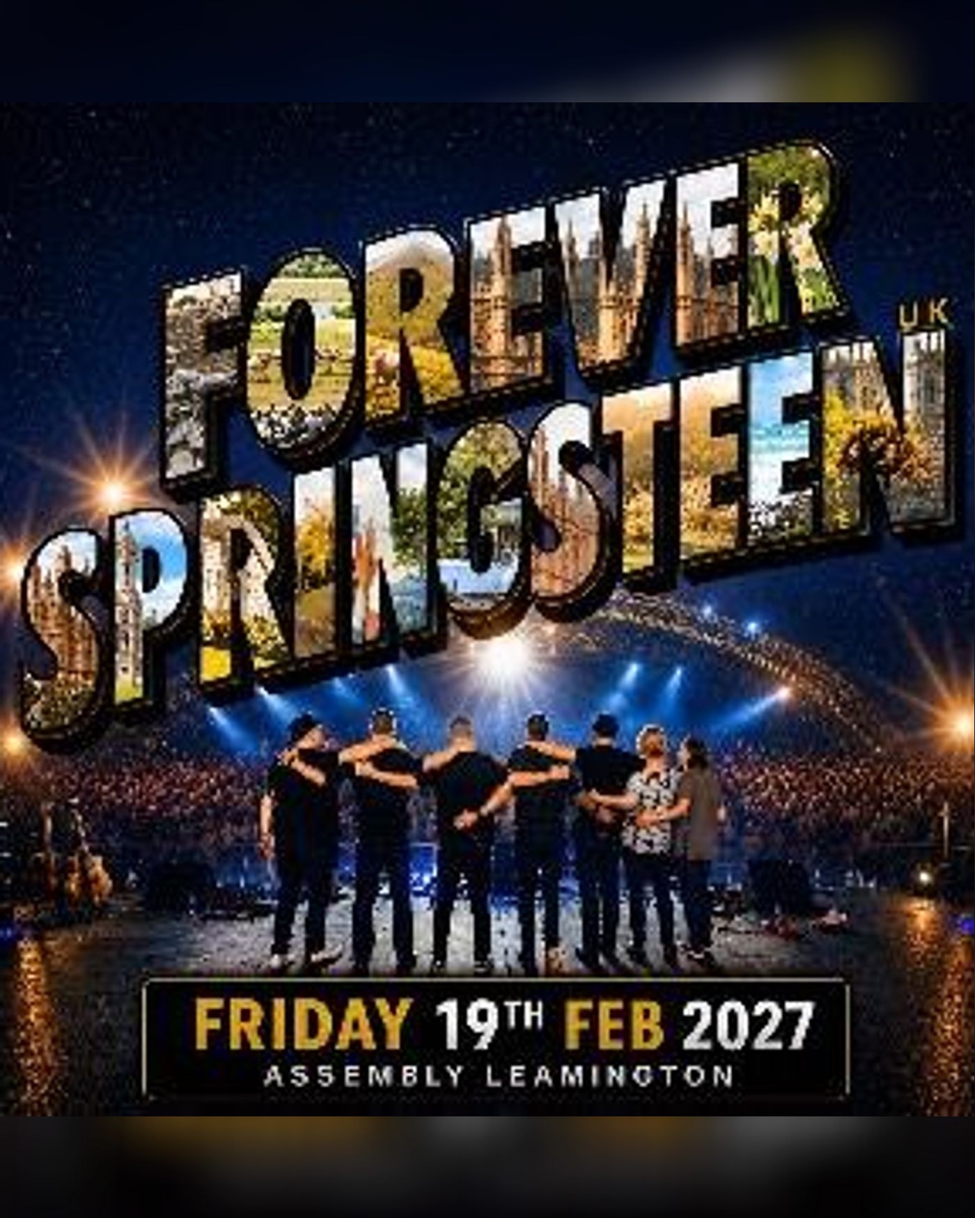 Affiche du concert Forever Springsteen, Band On The Wall
