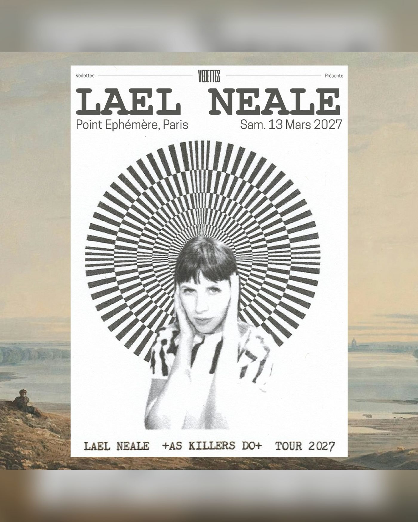 Affiche du concert Lael Neale, Point Ephemere