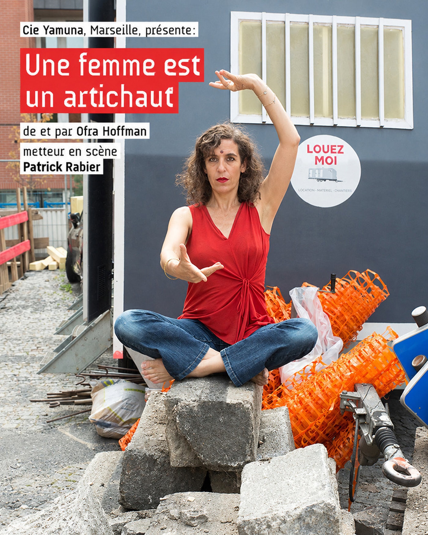Cartel del espectáculo Une femme est un artichaut, Théâtre Pixel