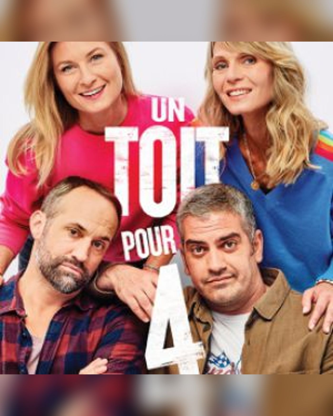 Affiche de l’Aufführung Un toit pour 4, Théatre municipal René Panhard