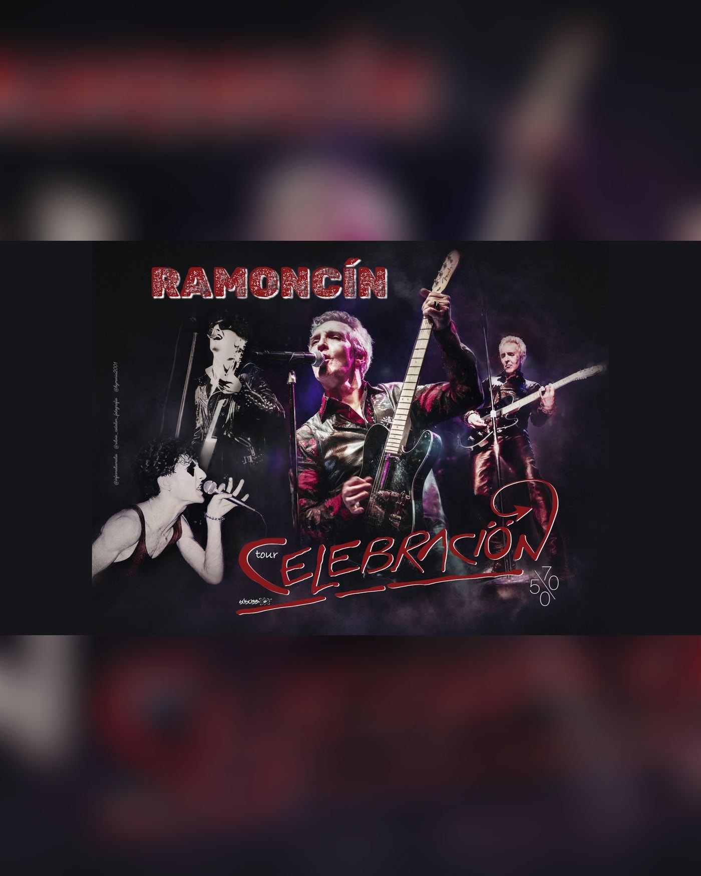 Cartel del concierto Ramoncín, Luz de Gas