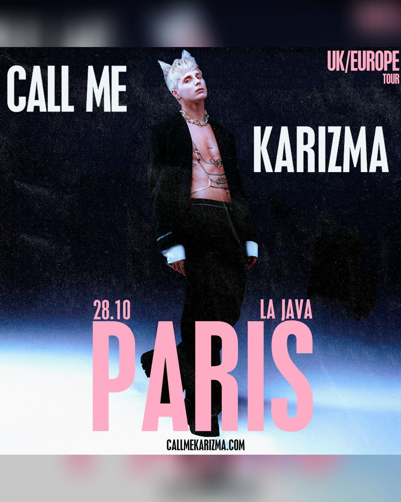 Call Me Karizma I'm no American Idol Tour - Paris, France