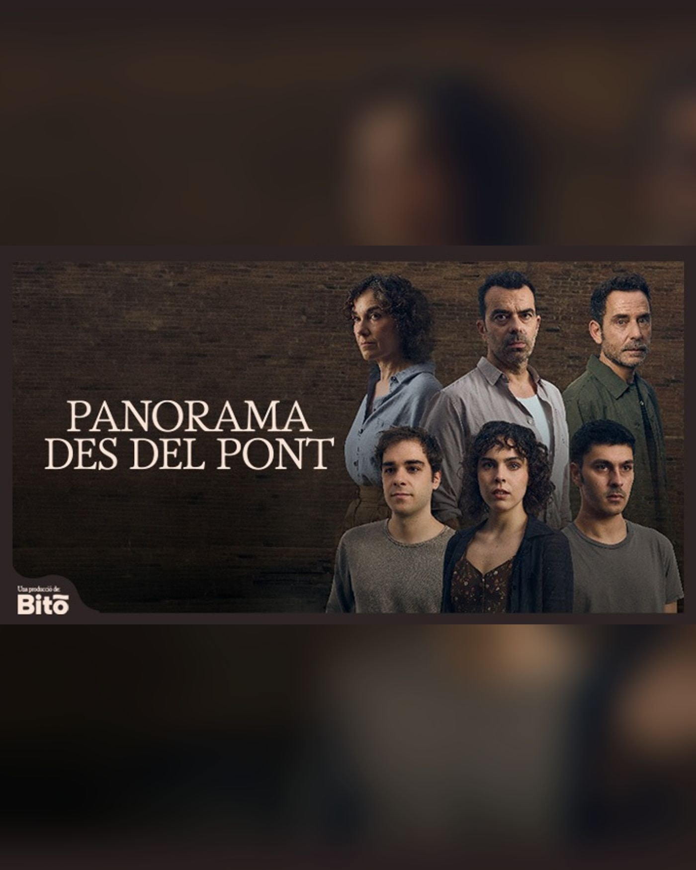 Poster for the show Panorama Des Del Pont, Teatre Goya