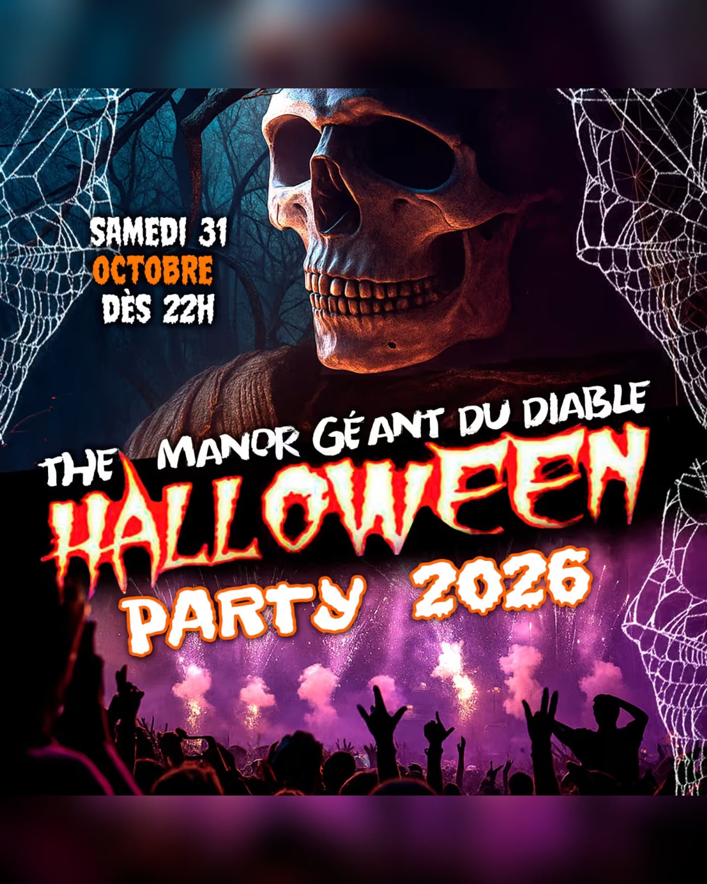 Le Manoir Geant Du Diable De Bagatelle Halloween Party 2026