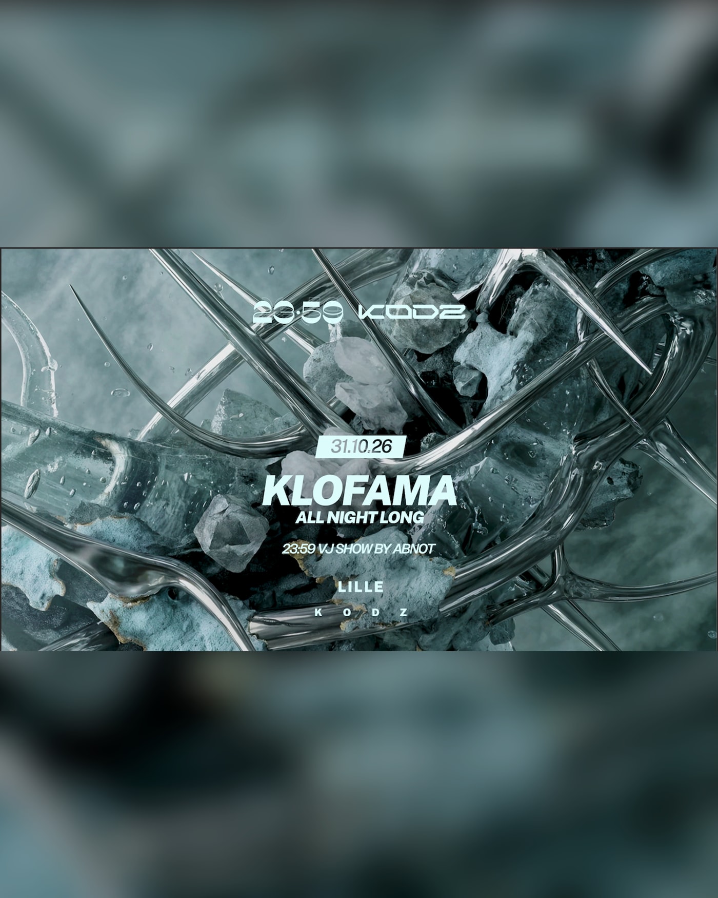Affiche du Konzert 23:59 – ROOLER, Dual Damage, INCULT, GHOSTY, ENASTORM, Kodz