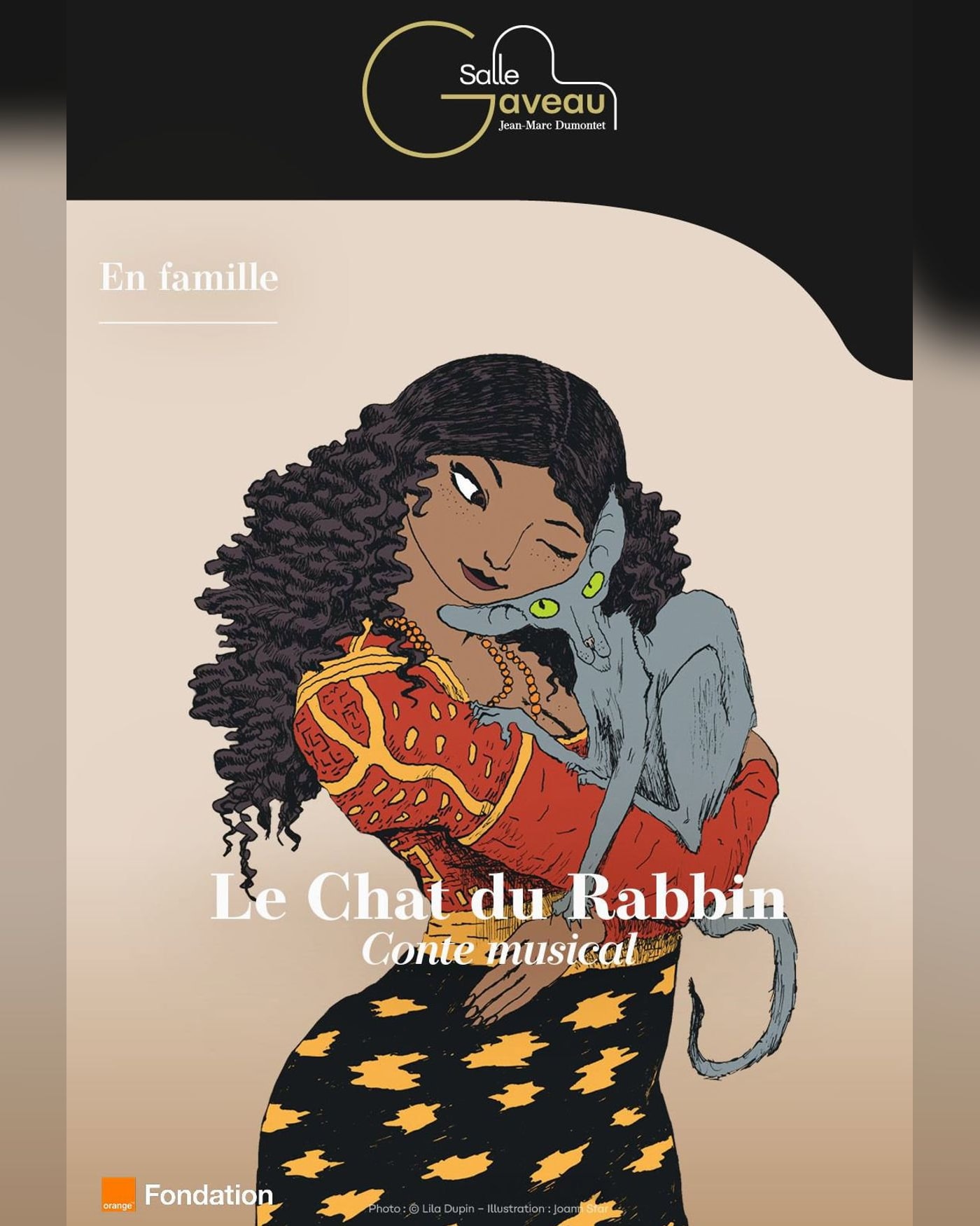 Cartel del espectáculo Le Chat du Rabbin - Conte Musical, Salle Gaveau