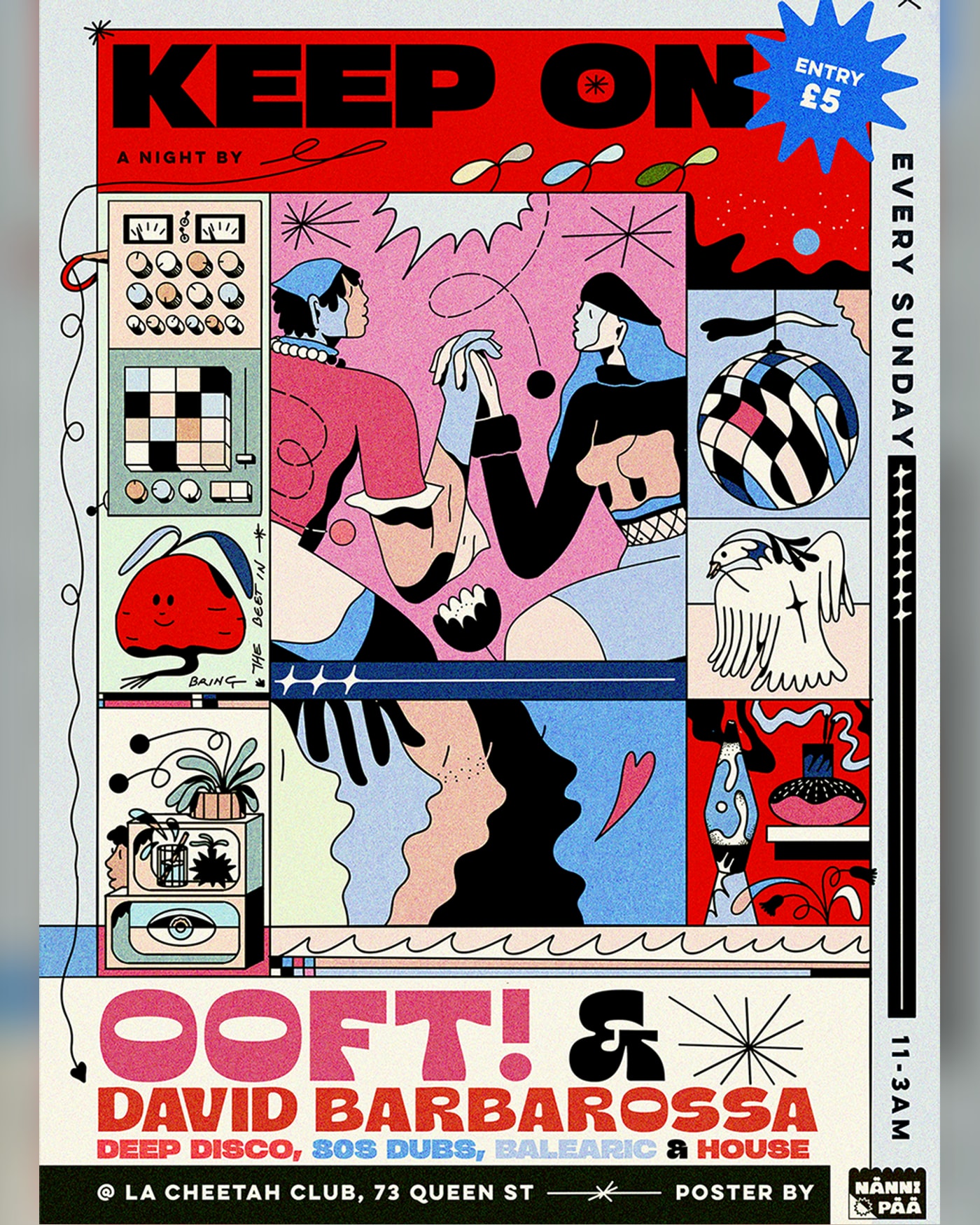 Affiche du Konzert KEEP ON with special guest Carmen Selektra, La Cheetah Club
