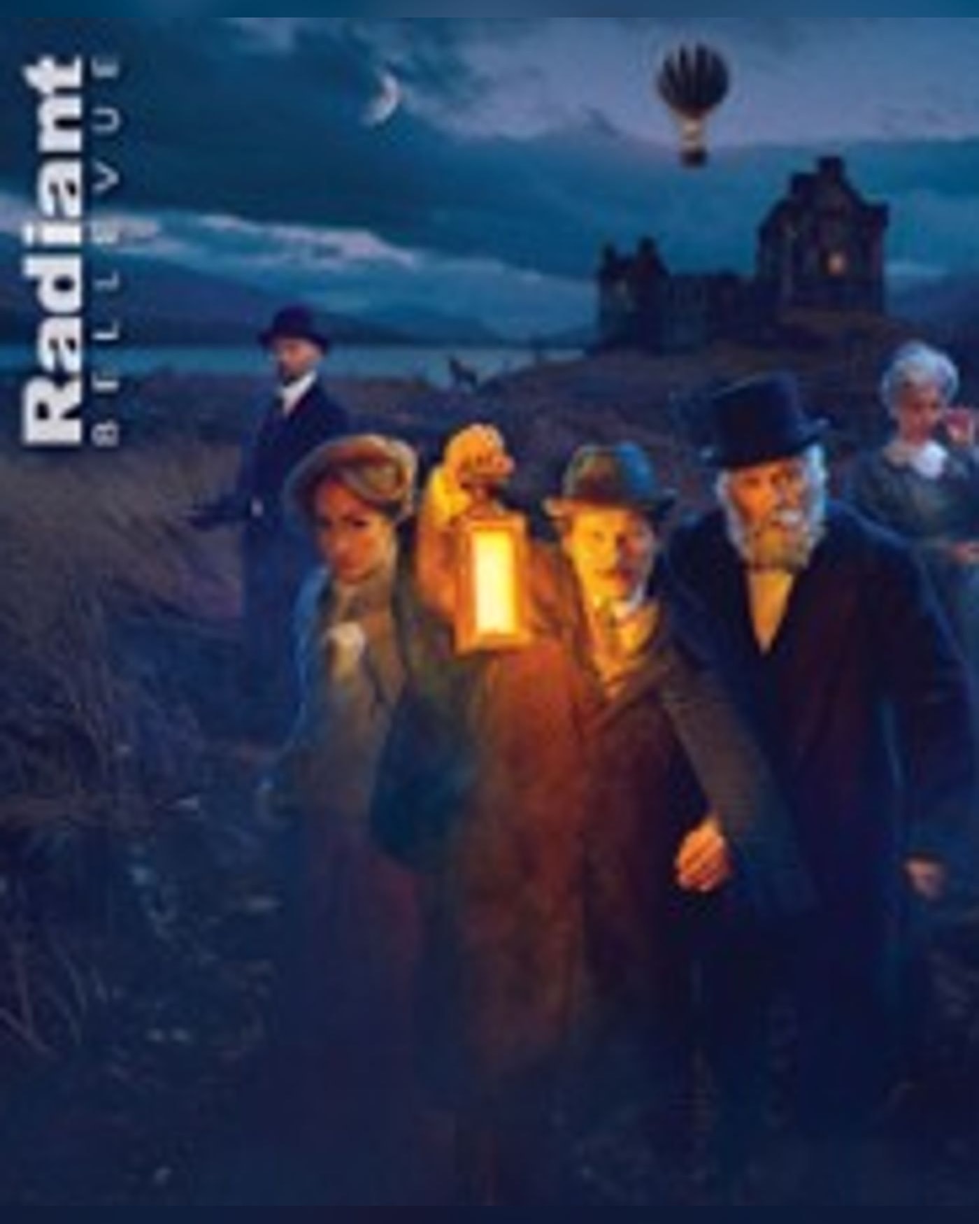 Cartel del espectáculo Les Aventuriers de Minuit, Radiant - Bellevue