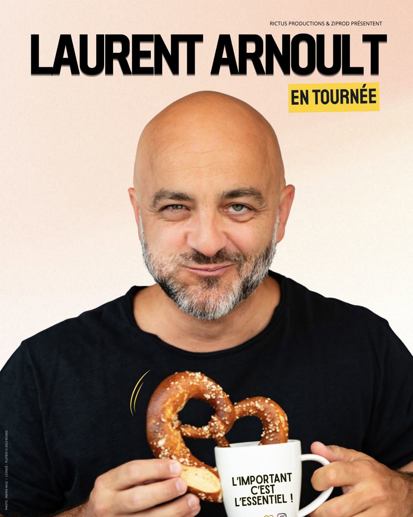 Cartel del espectáculo Laurent Arnoult, Le Montorgueil - Scène des Halles