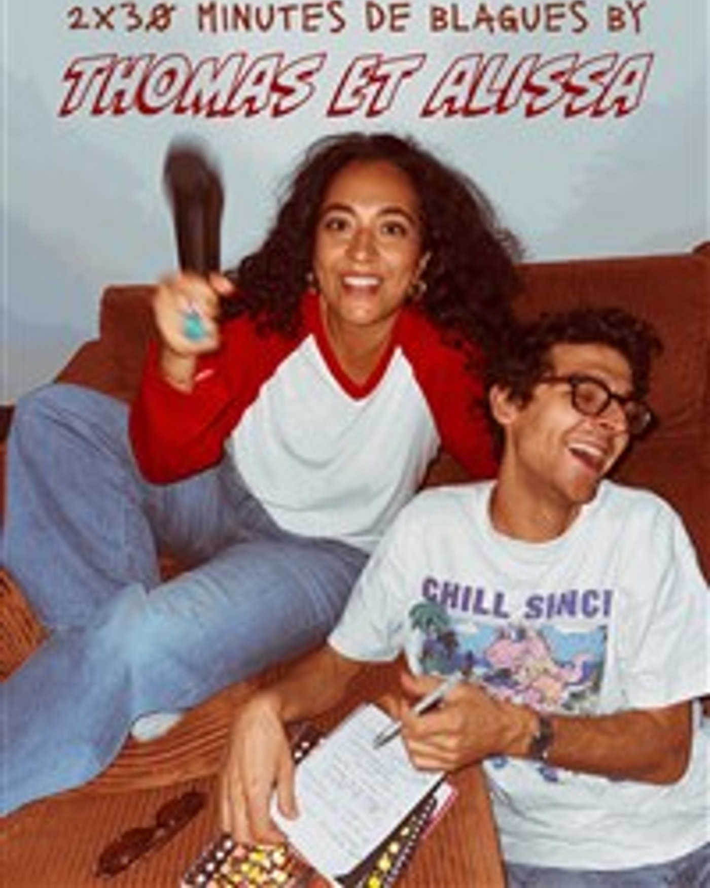 Poster for the show Alissa & Thomas en rodage, Café de Paris