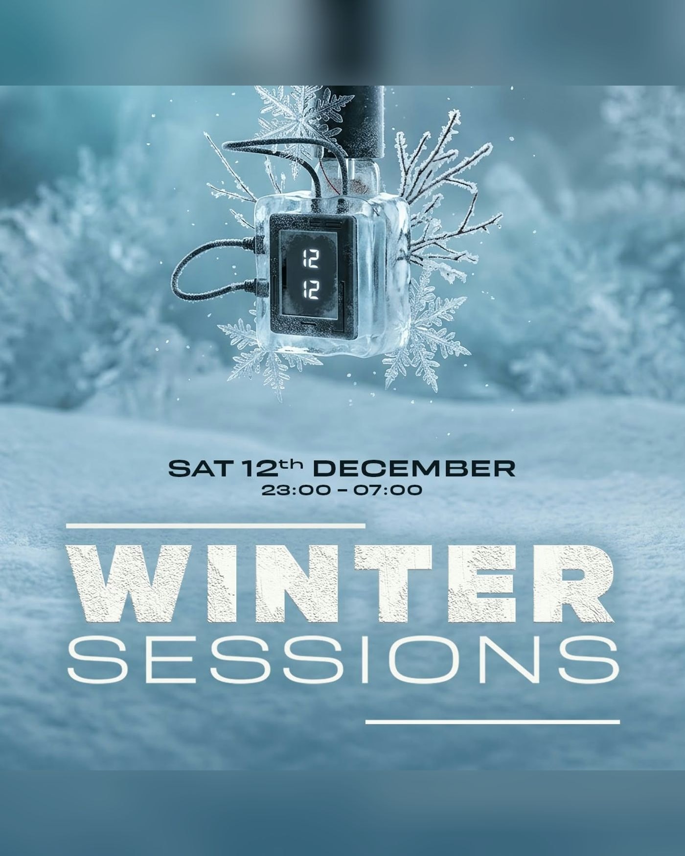 Poster for the concert Winter Sessions Tech House, Egg LDN