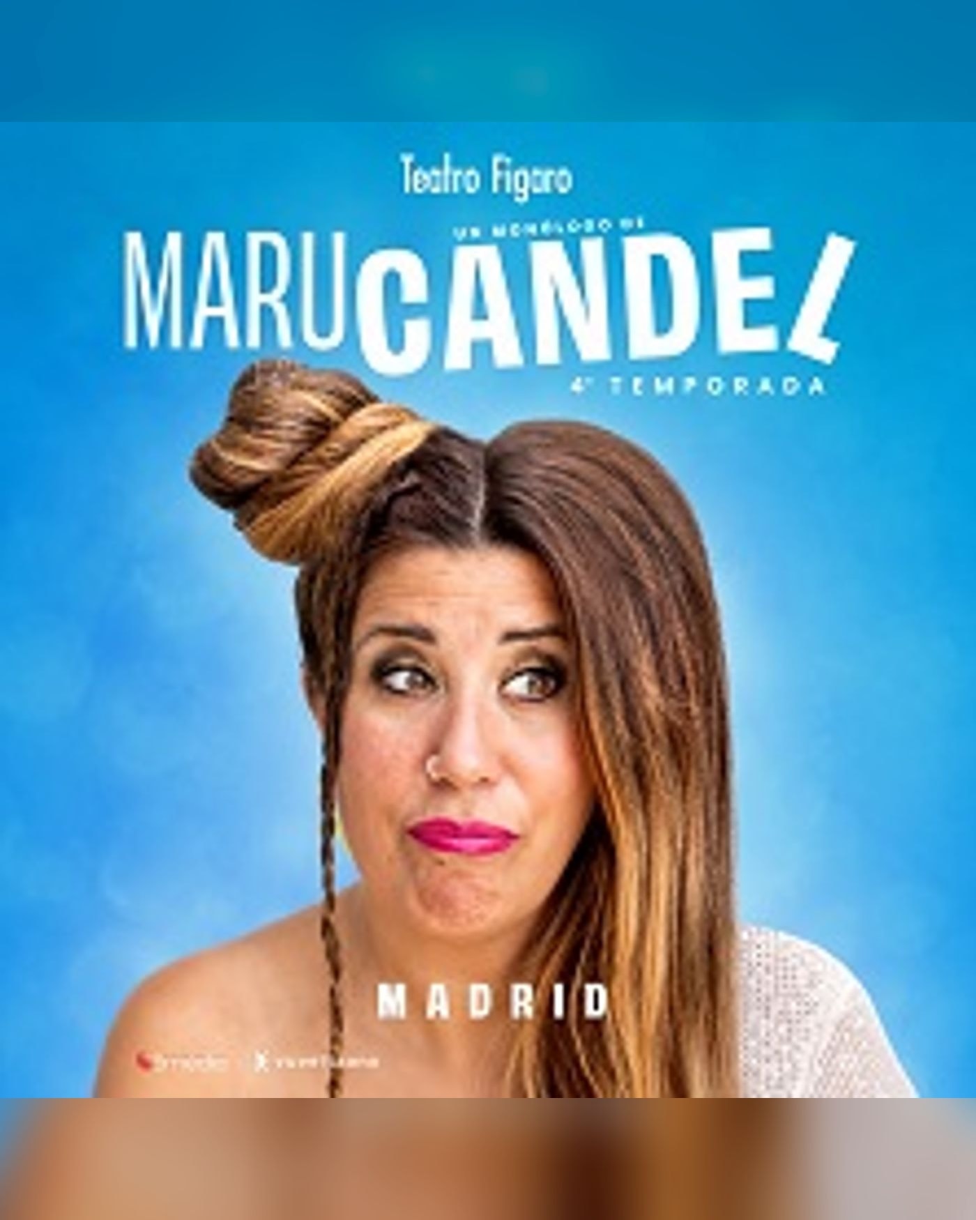 Cartel del espectáculo Maru Candel, Teatro Fígaro