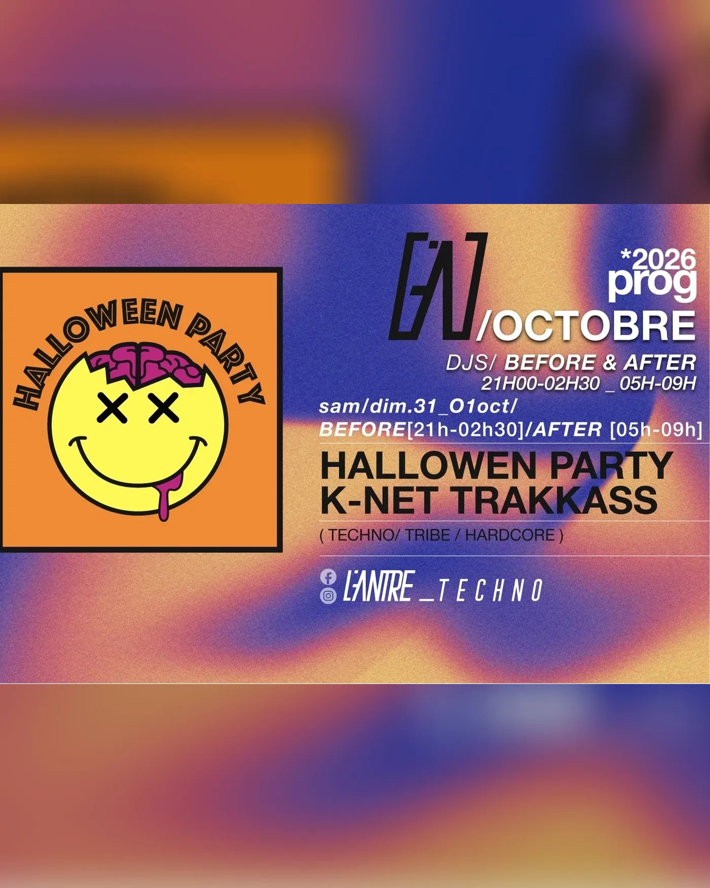 Halloween after party : K-Net Trakkass — Techno