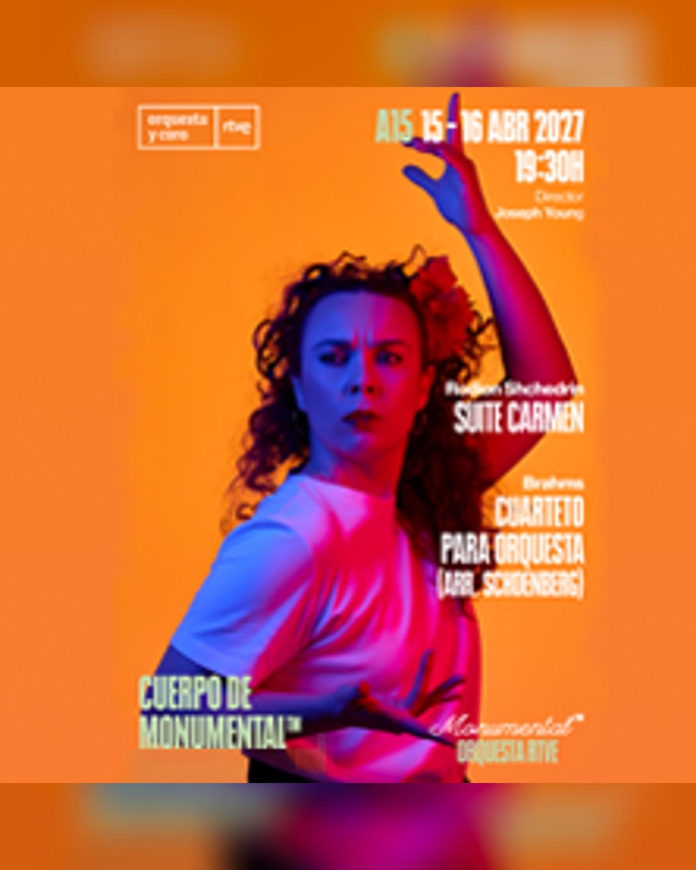 Affiche du Konzert Concierto sinfónico A/15 (Jueves), Teatro Monumental