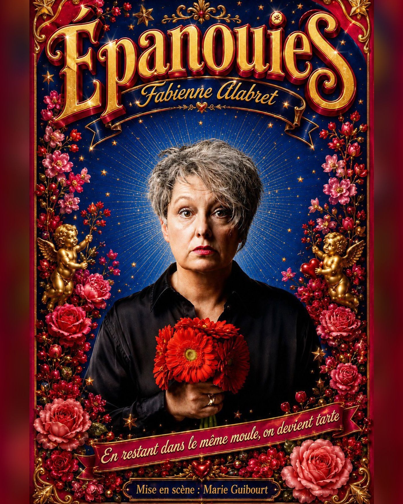 Cartel del espectáculo Fabienne Alabret dans Épanouies, Le Spotlight
