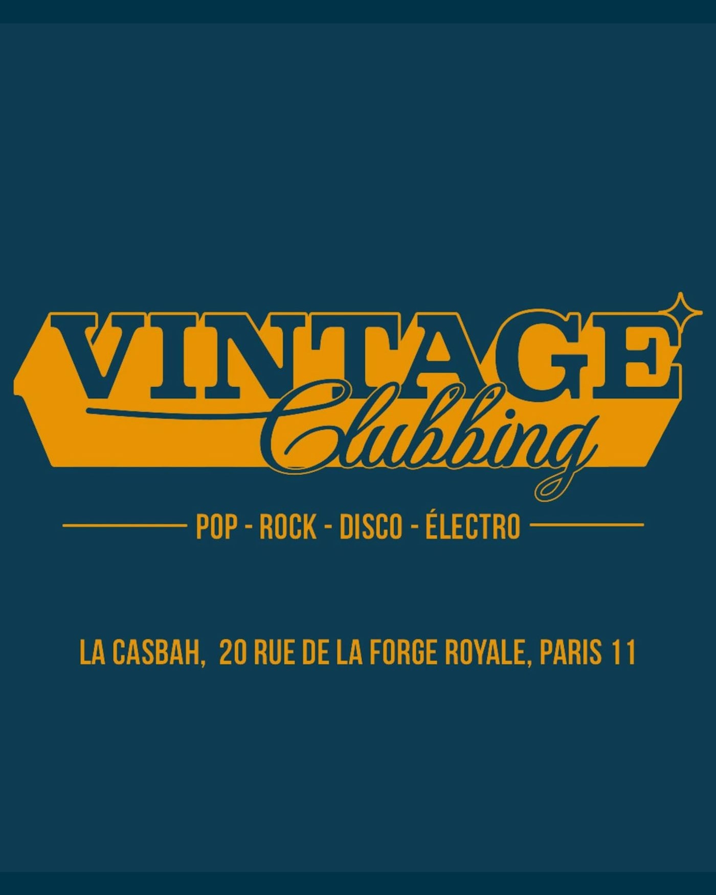 Cartel del concierto Vintage Clubbing w/ Vetiver & Maison Fatou, La Casbah