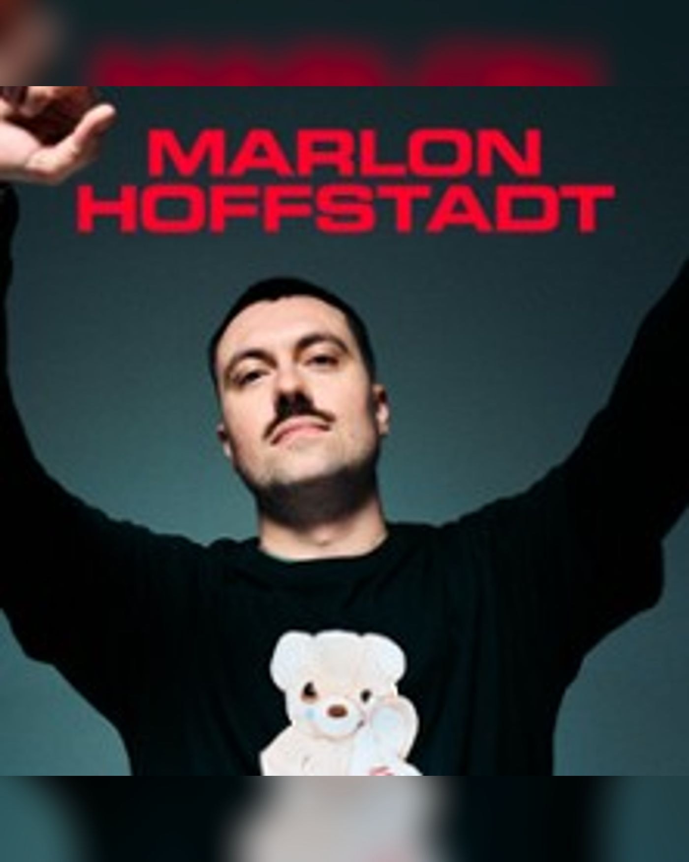 Poster for the concert Marlon Hoffstadt, Cité du Cinéma