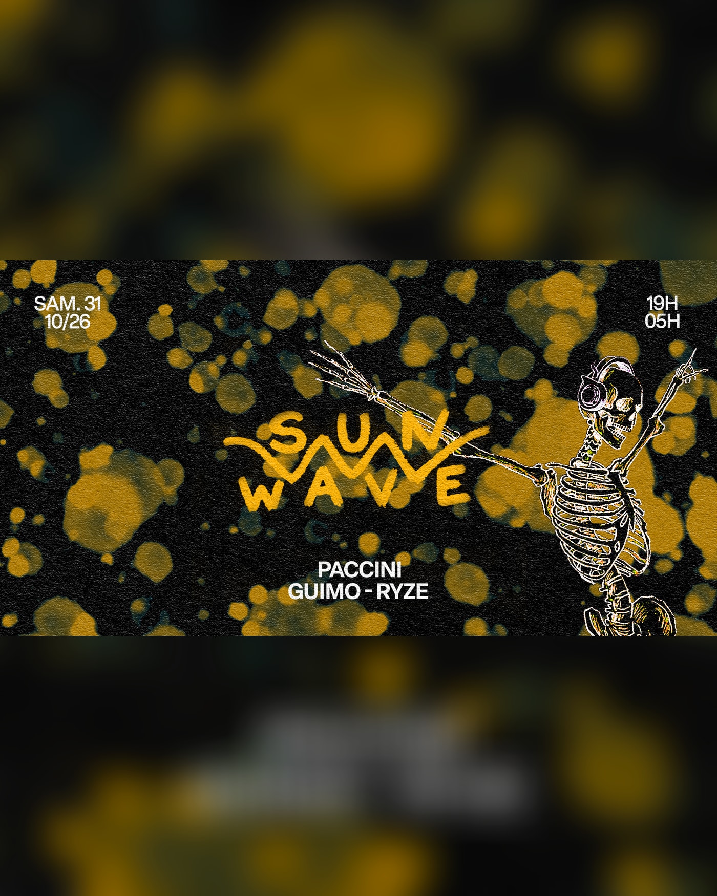 Affiche du concerto Sunwave Halloween Edition, Panic Room