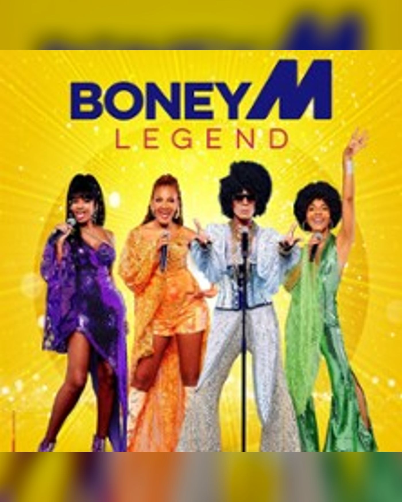Plakat Boney'M Legend - Feiern 50 Jahre Disco