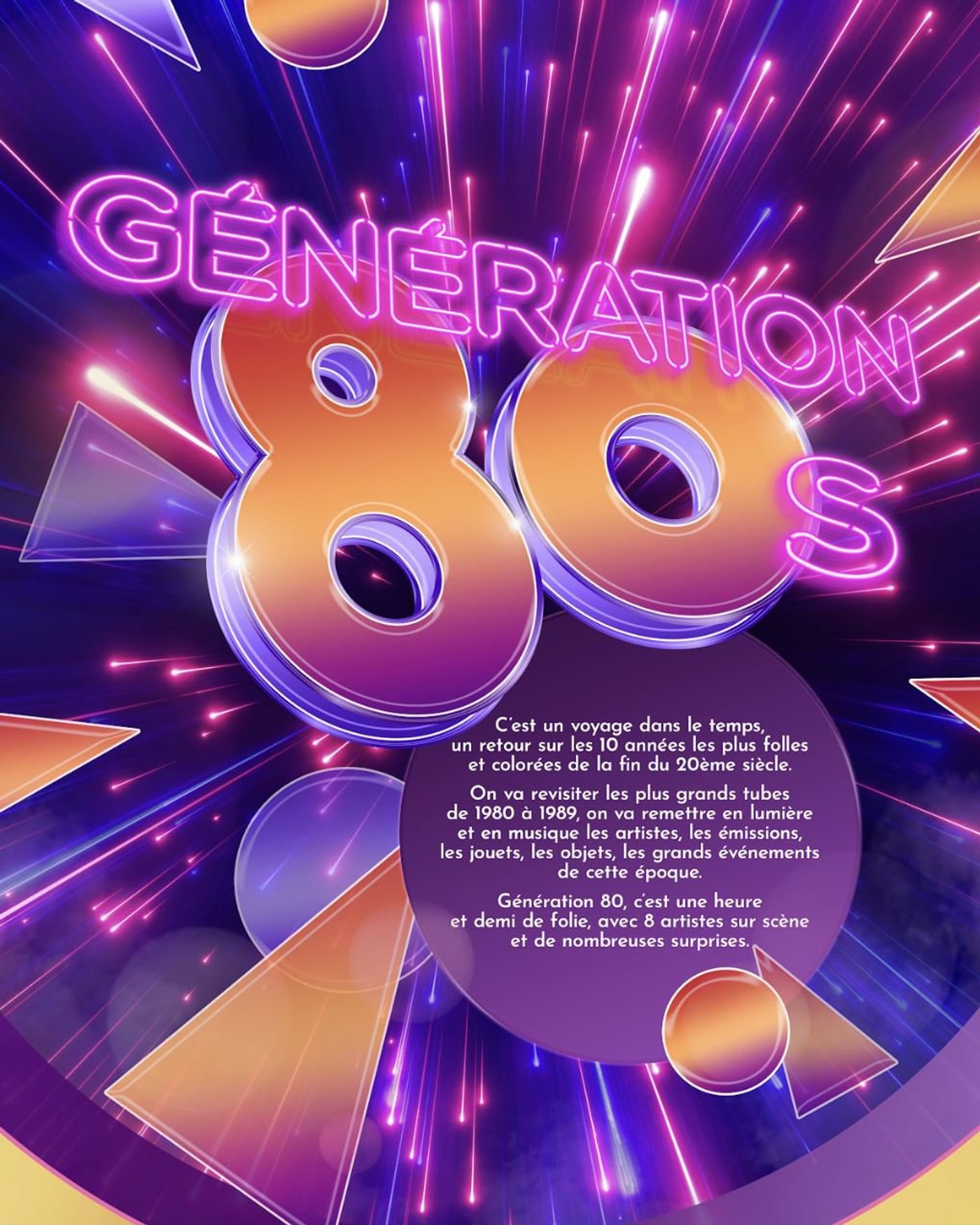 Imagen del plan Génération 80, La Chouette Spectacles