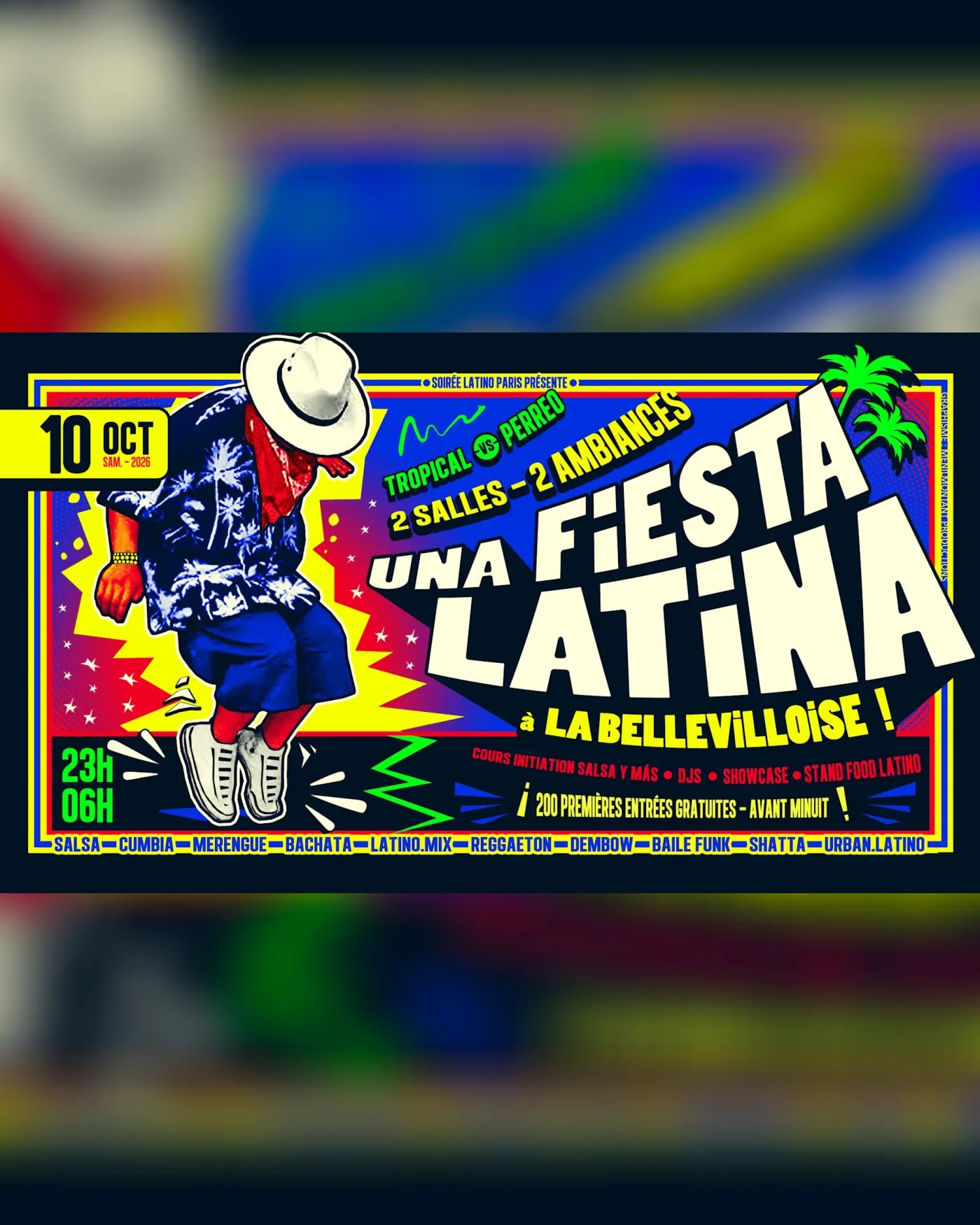 Affiche du Konzert Una Fiesta Latina | 10.10.26, La Bellevilloise