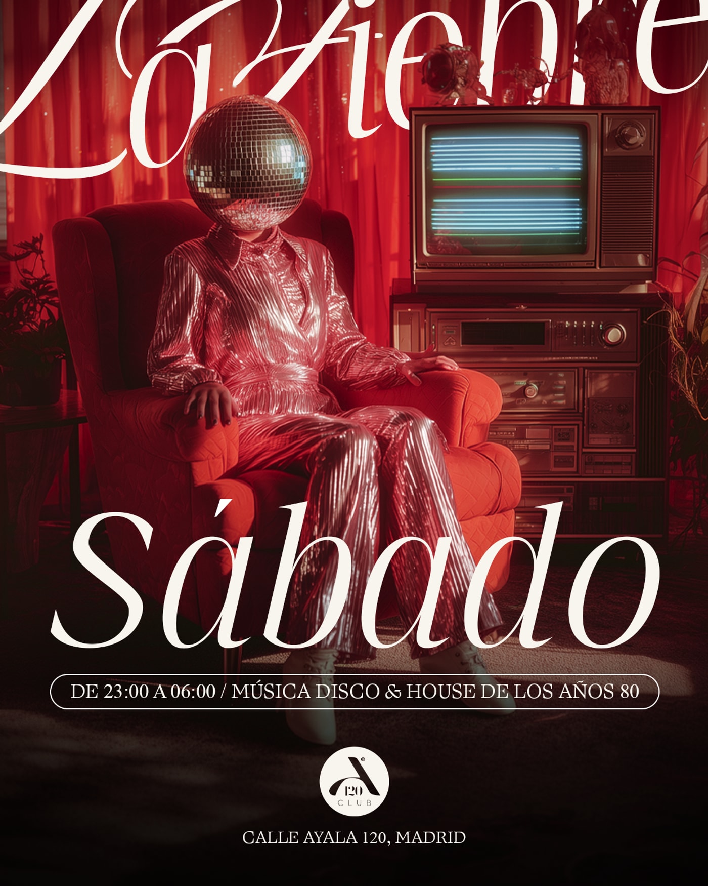 Cartel del concierto La Fiebre, Ayala 120 Club