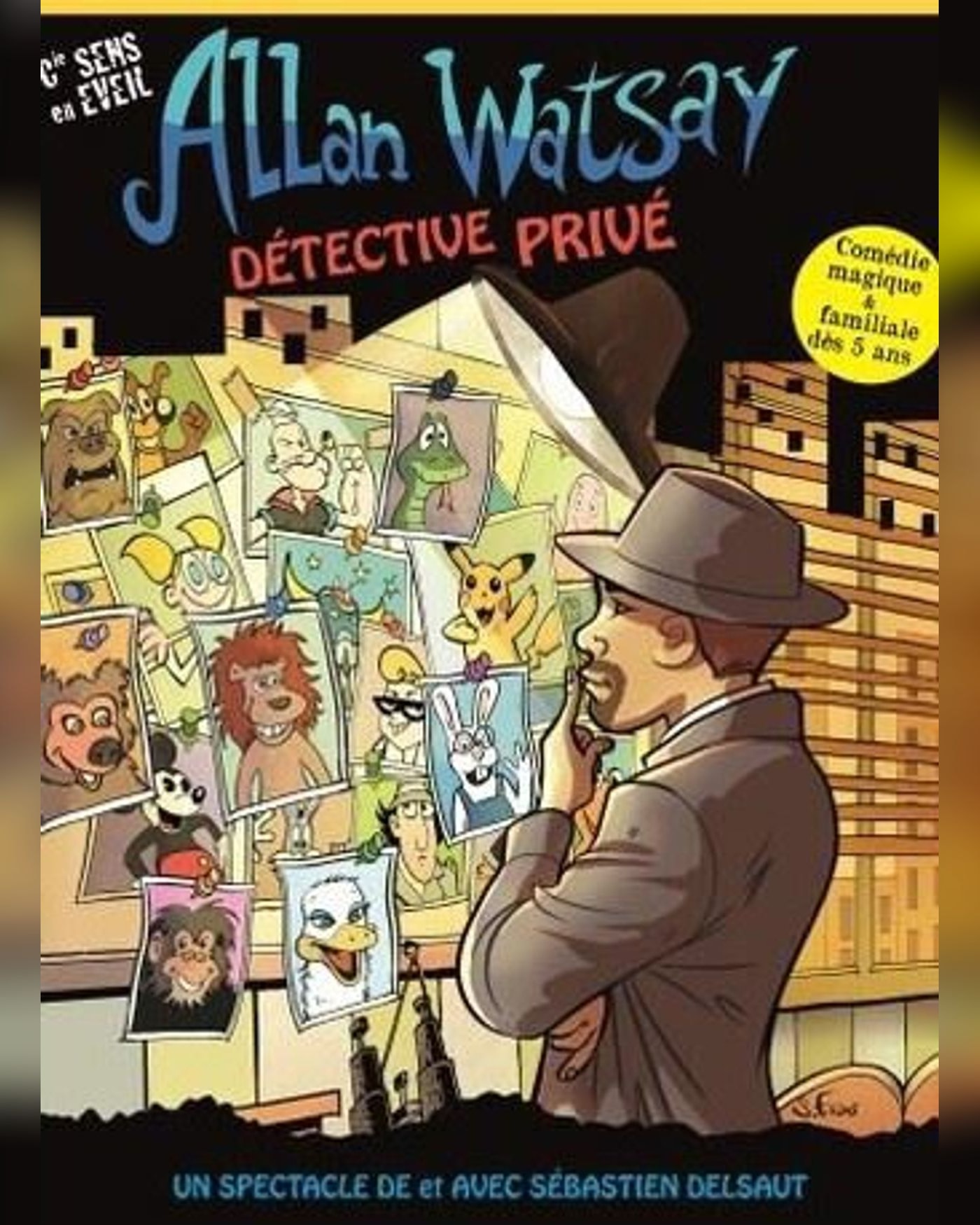 Cartel de Allan Watsay Détective Privé