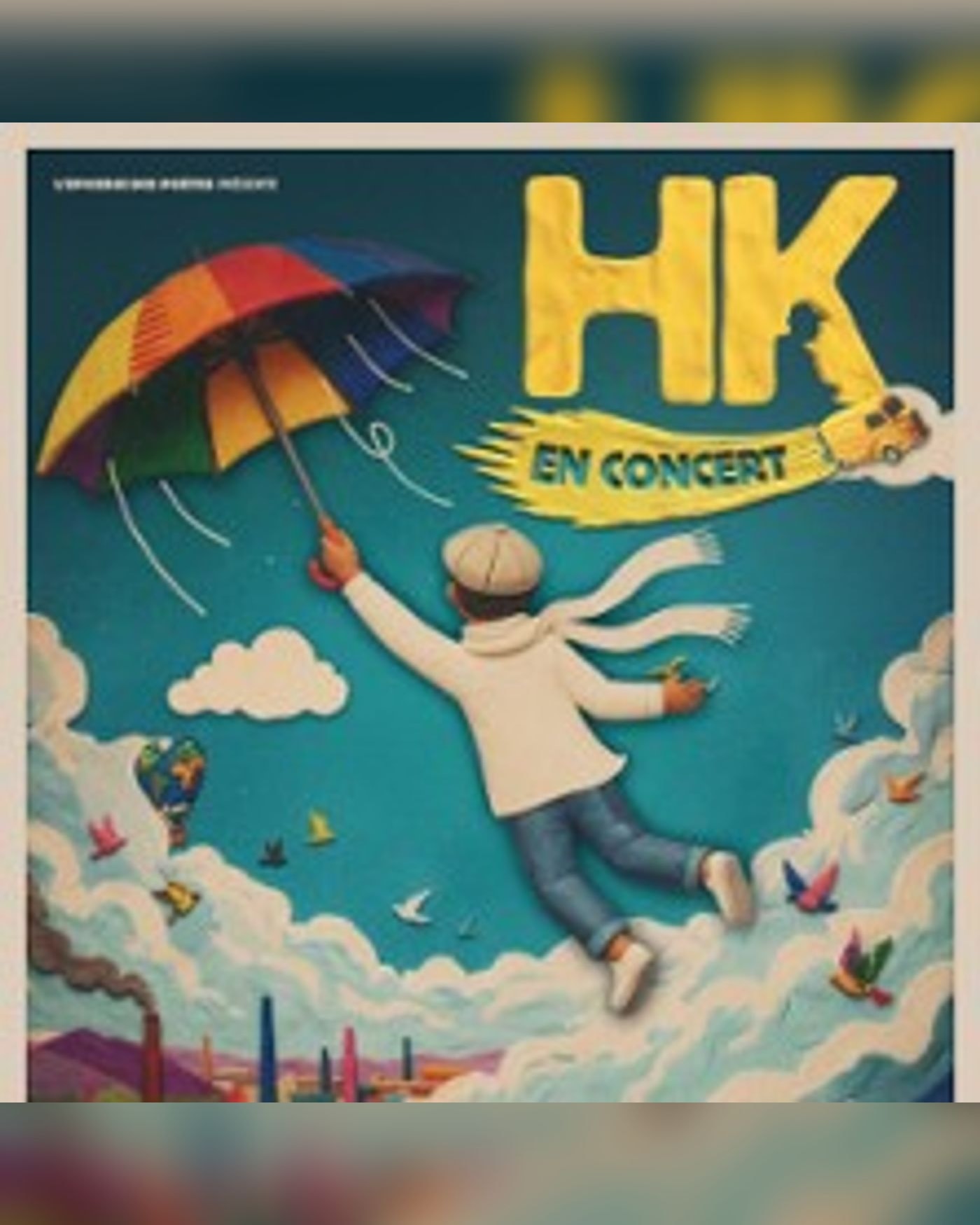 Affiche du concerto HK, Le Rockstore