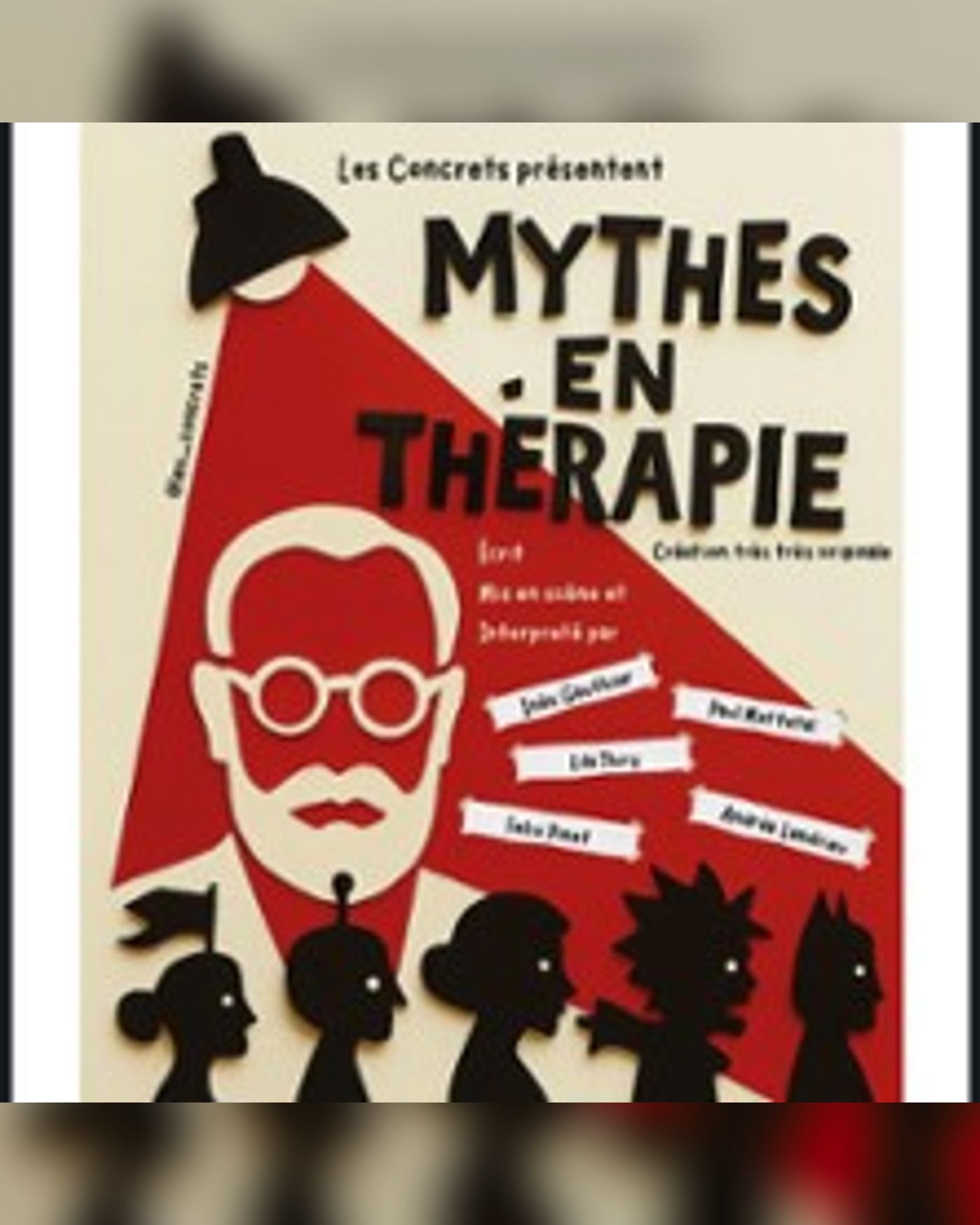 Paris Activitis Mythes en Thérapie à Laurette Théâtre, Paris — 2026