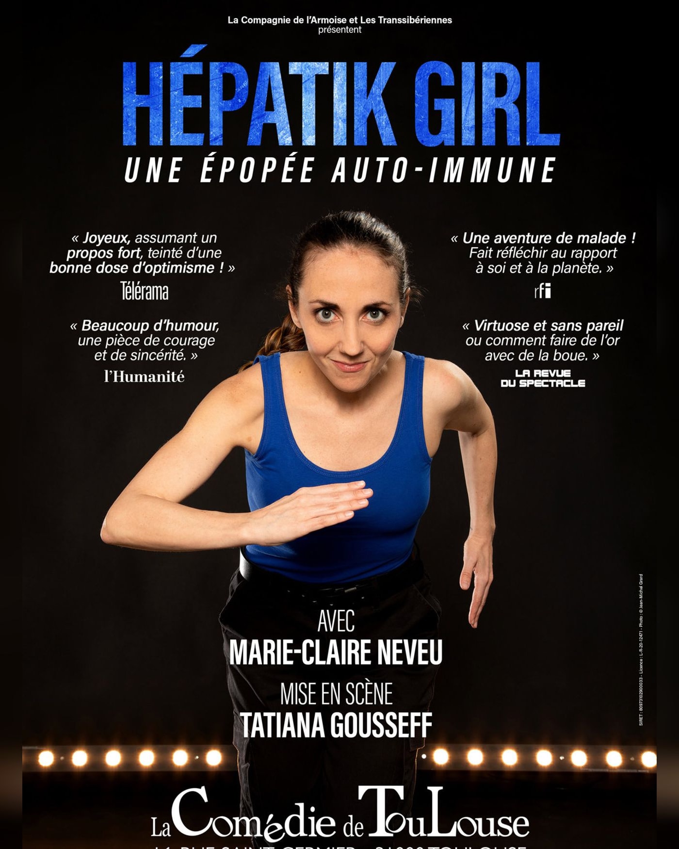 Affiche du voorstelling Hépatik Girl, La Comedie de Toulouse