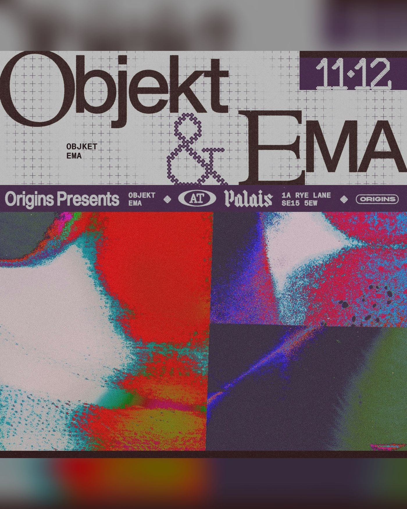 Affiche du concert Ema, Palais London
