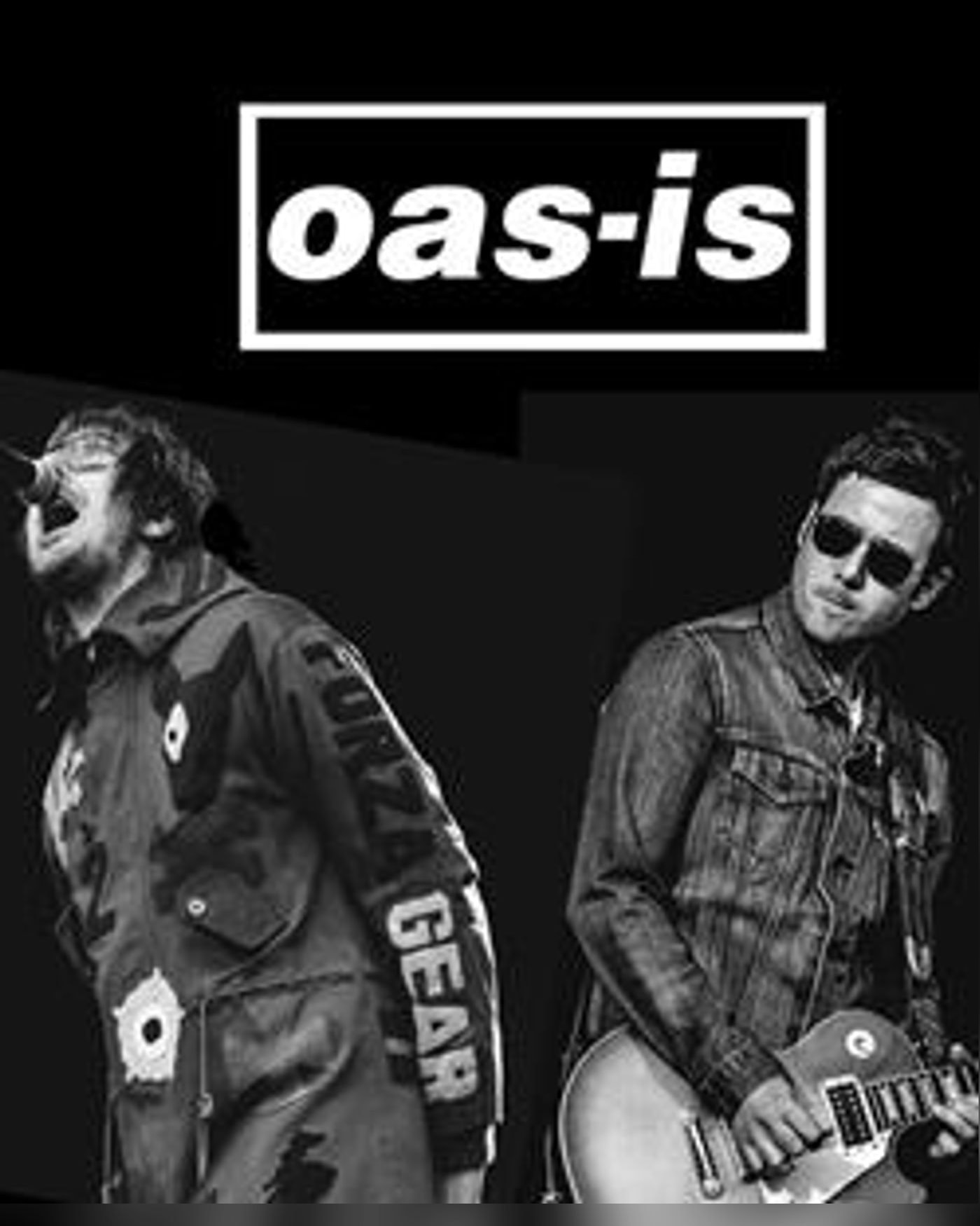 Cartel del concierto Oas-is, Komedia