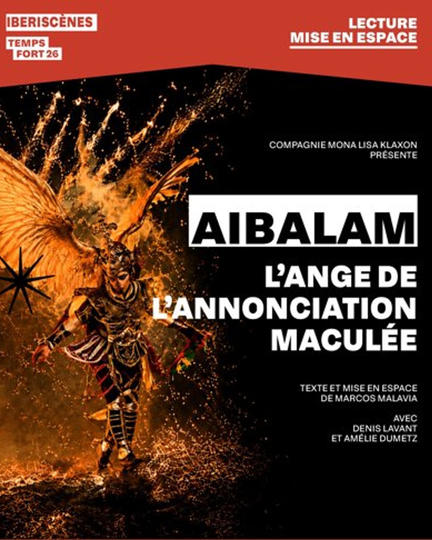 Cartel del espectáculo Aibalam, Théâtre El Duende