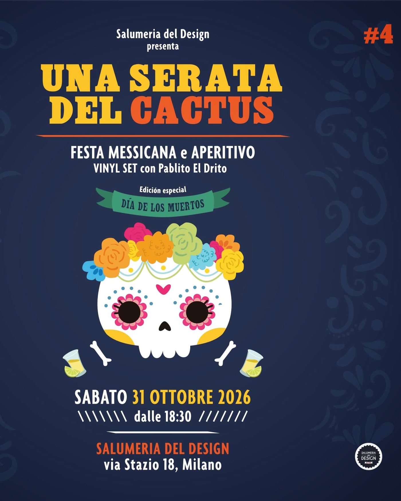 Affiche du concert Una Serata del Cactus, Salumeria del design - via Cecilio Stazio 18 · adresse après réservation