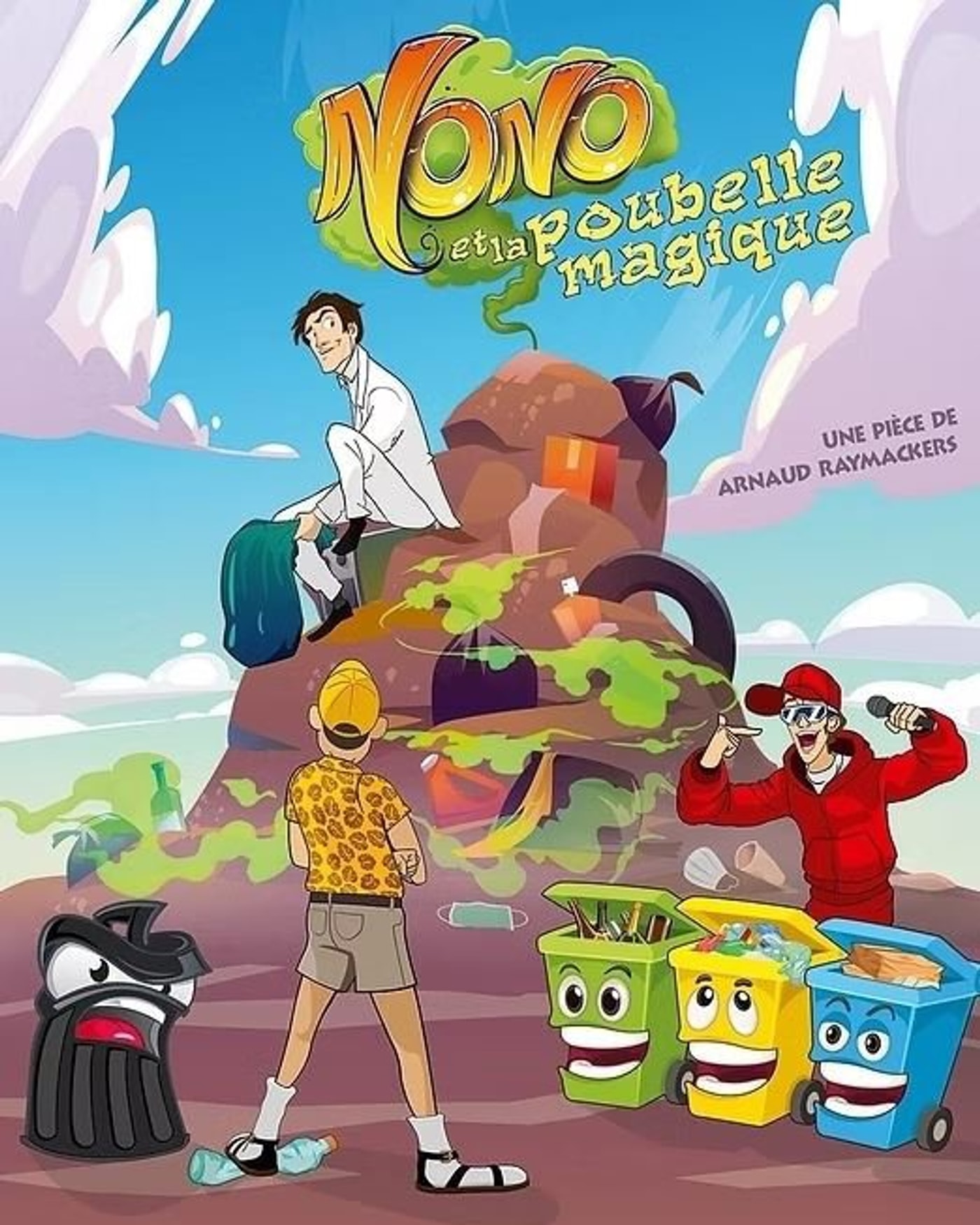 Cartel del espectáculo Nono et la Poubelle Magique, Coul' Theatre