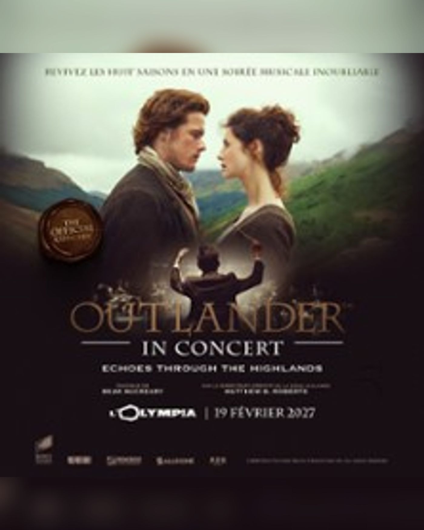 Affiche du concerto Outlander in Concert, L'Olympia