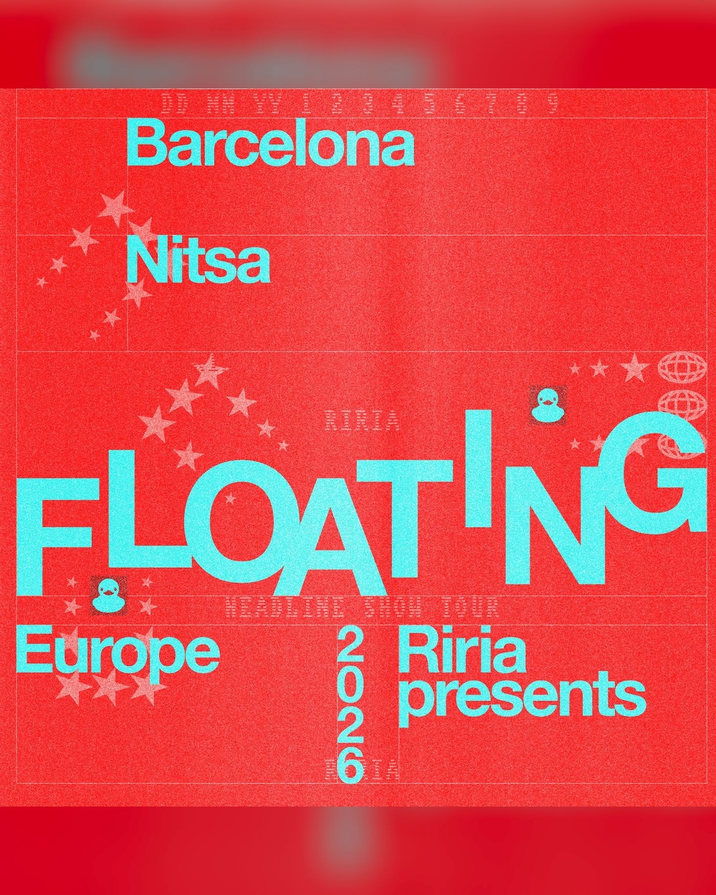 Affiche du Konzert Riria presents FLOATING, Sala Apolo