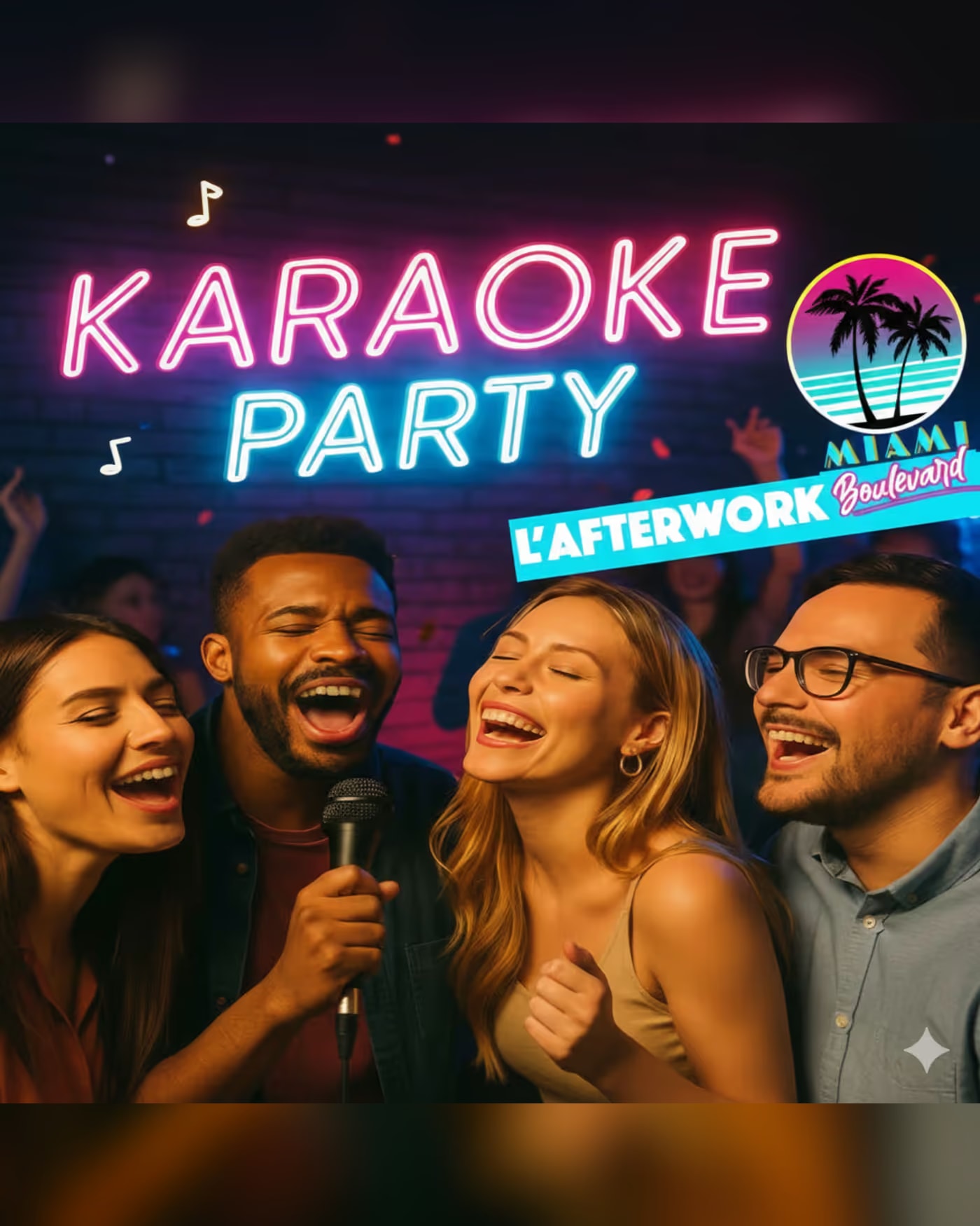 Picture for the night out Karaoke Party # Afterwork & Club, Miami Boulevard