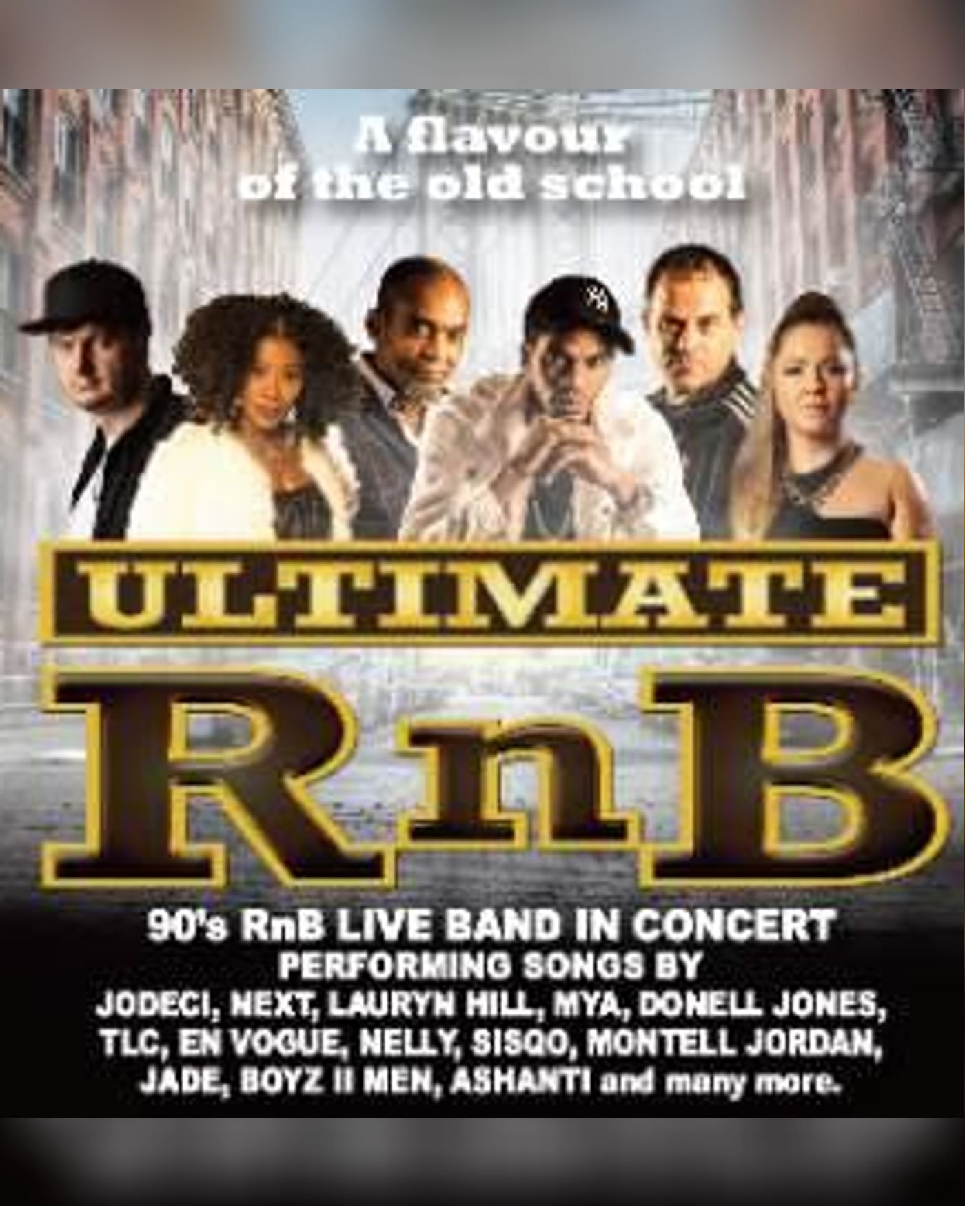 Affiche du concerto Ultimate RNB, The Old Woollen