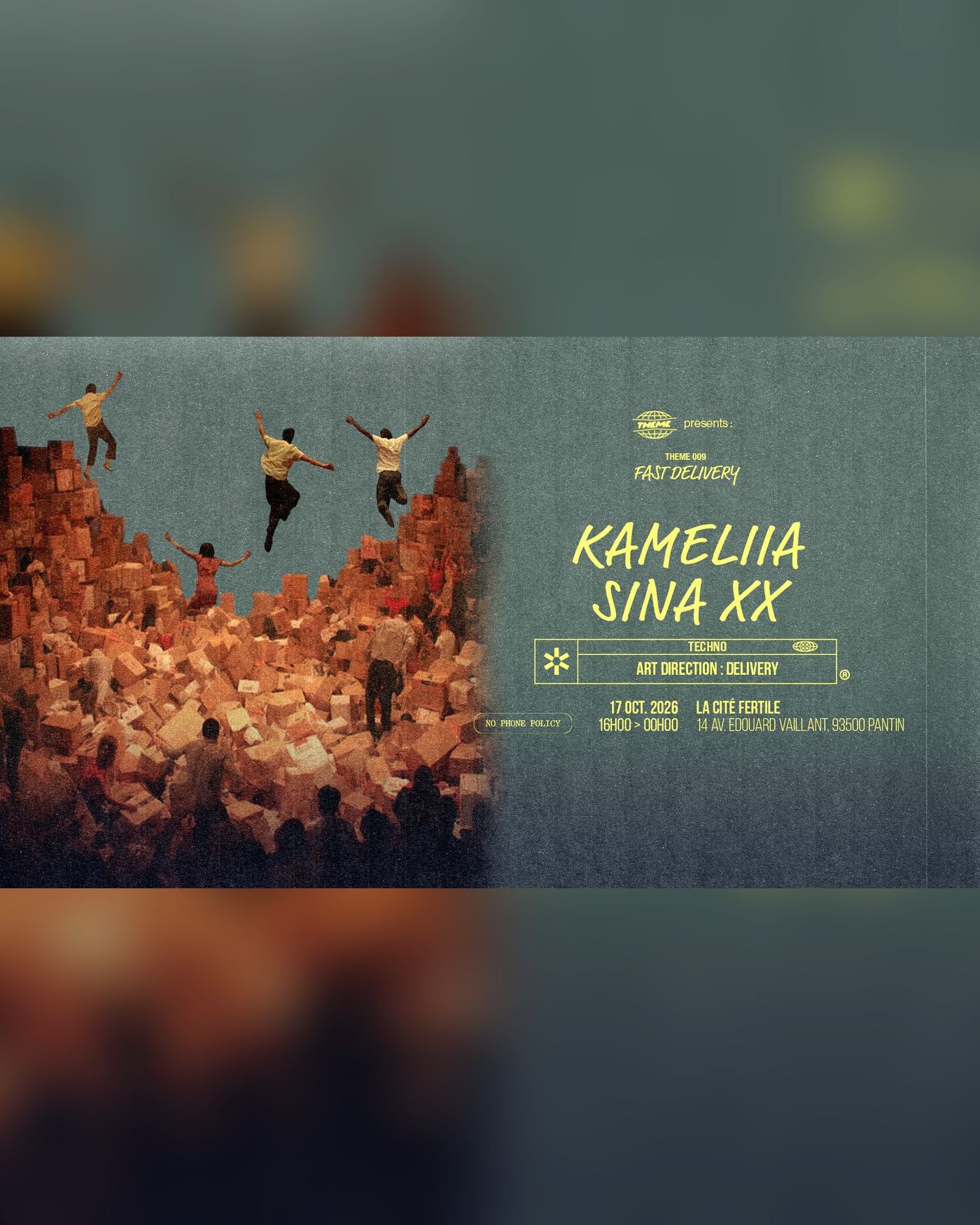Affiche du Konzert Kameliia, La Cité Fertile