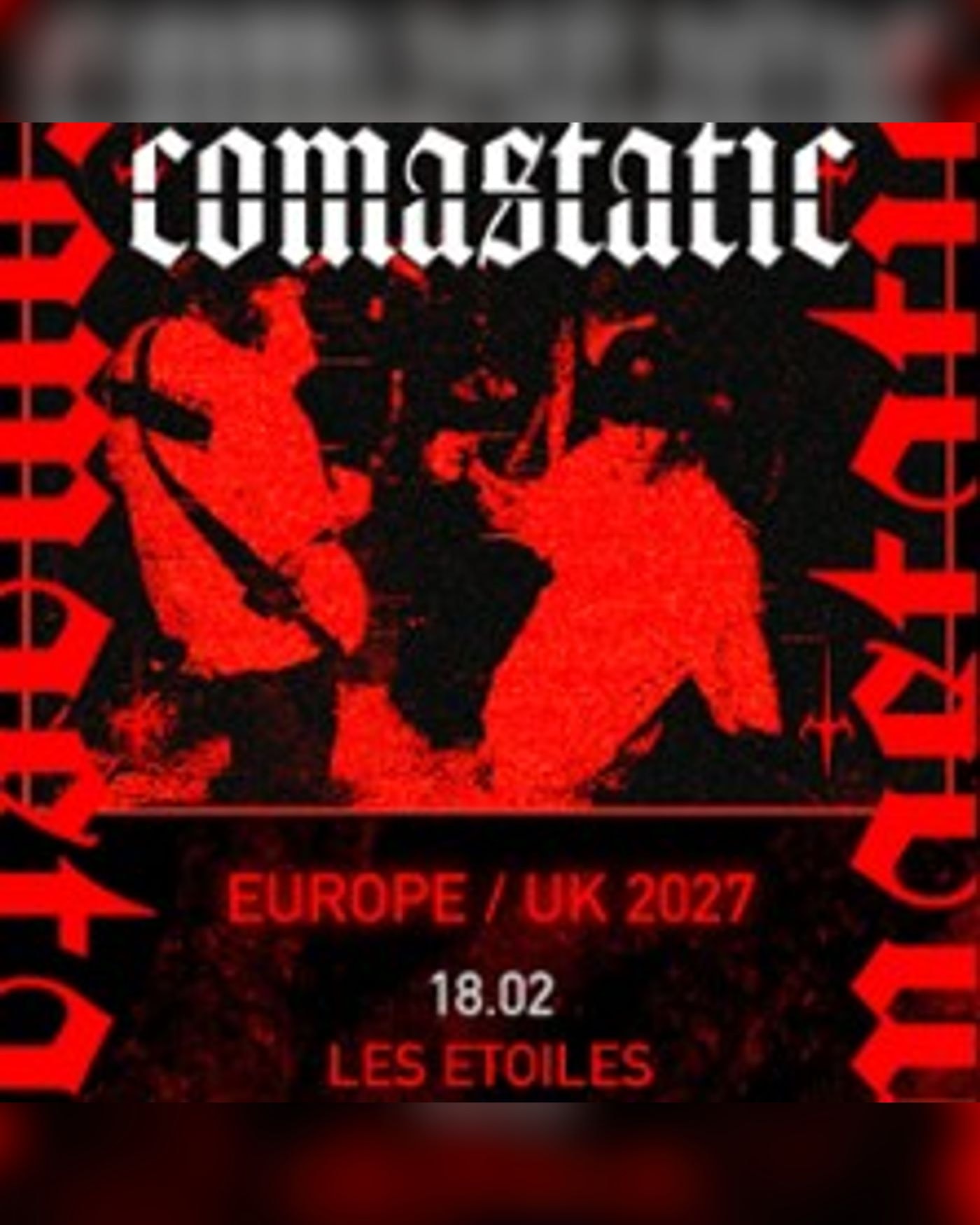 Affiche du concerto Comastatic, Les Étoiles