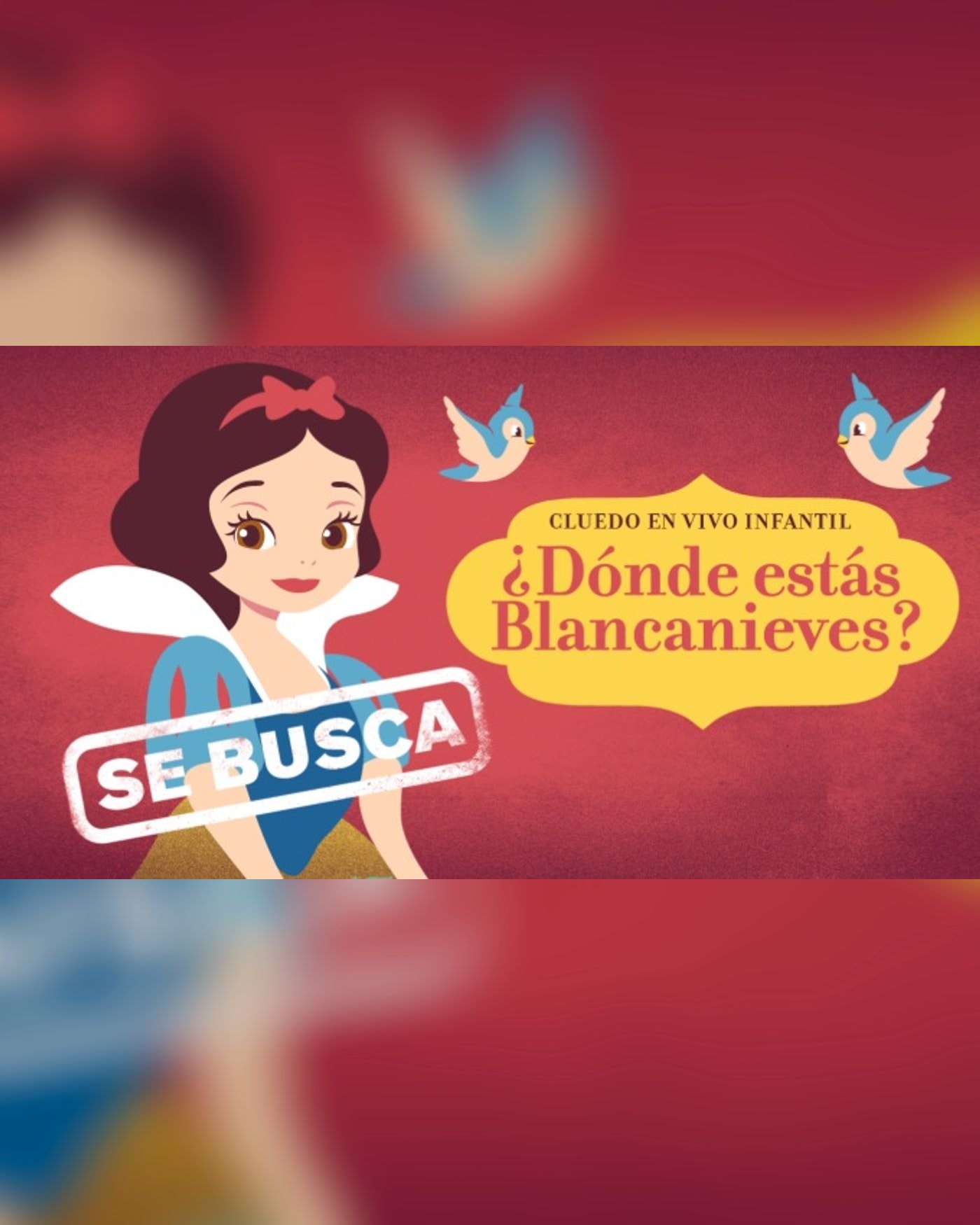 Imagen del plan Cluedo en vivo infantil ¿Dónde estás Blancanieves?, SohoClub