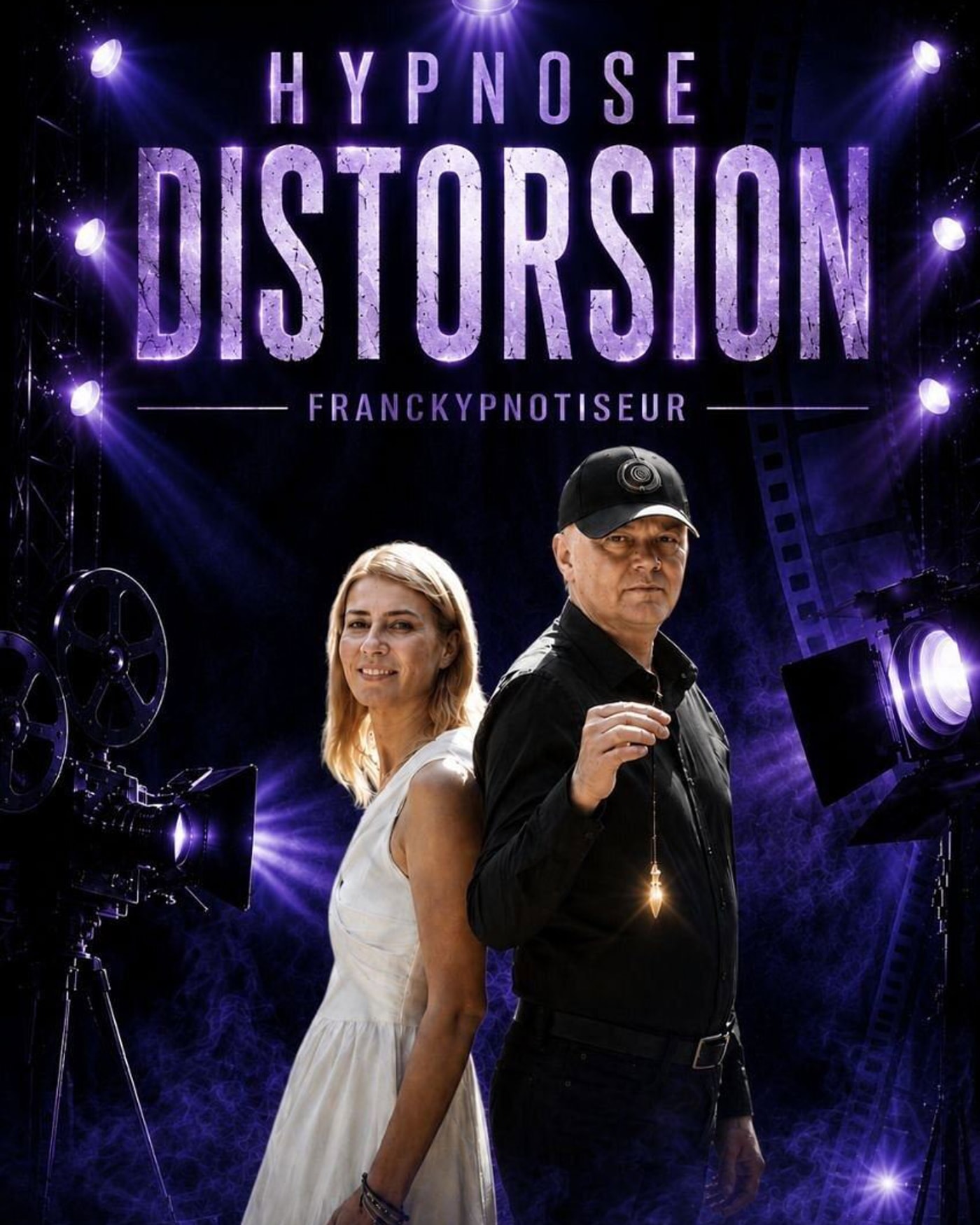 Cartel del espectáculo Franckypnotiseur dans Hypnose Distorsion, Café Théâtre le Botzaris