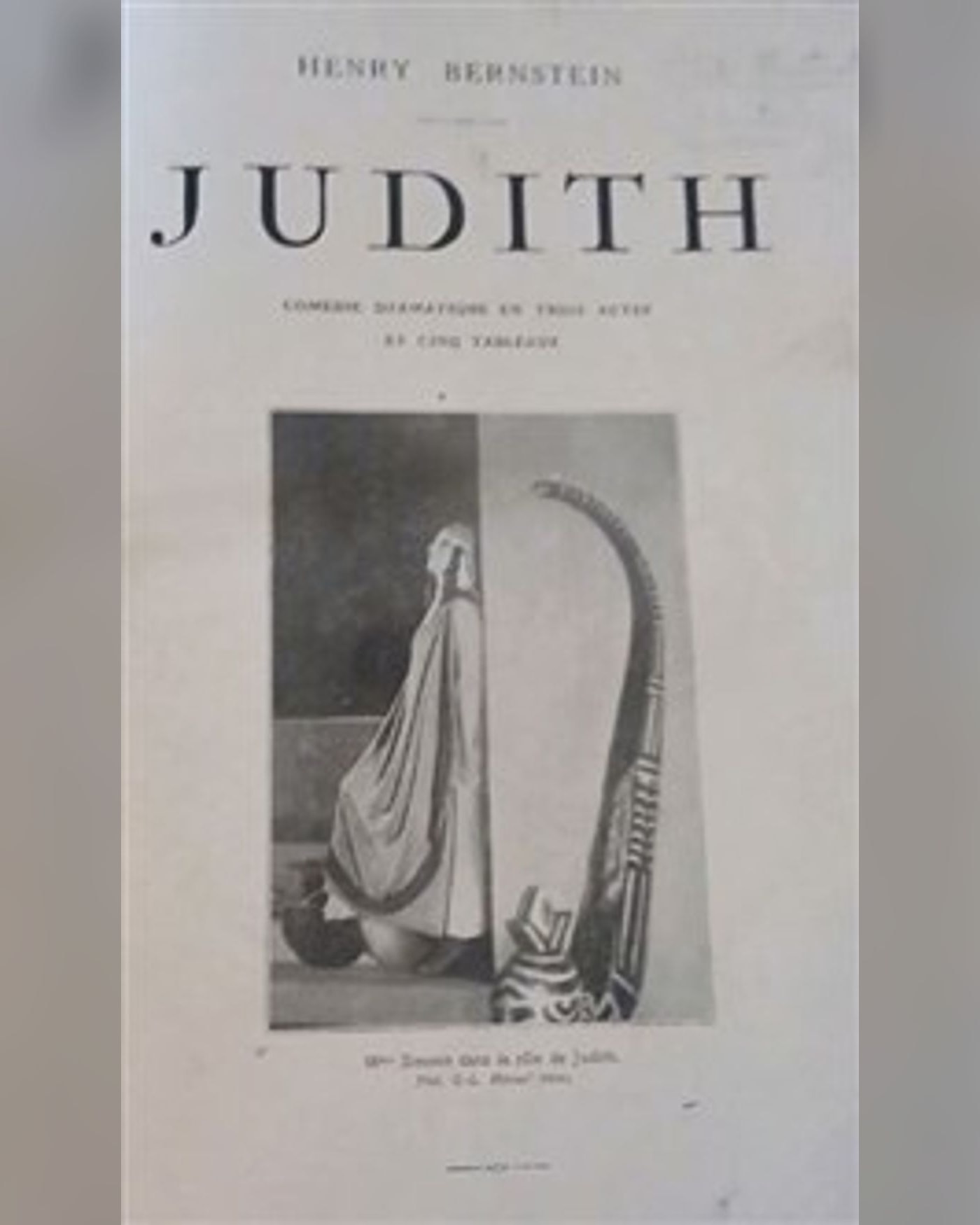 Affiche du spettacolo Judith, Theatre du Nord — Ouest