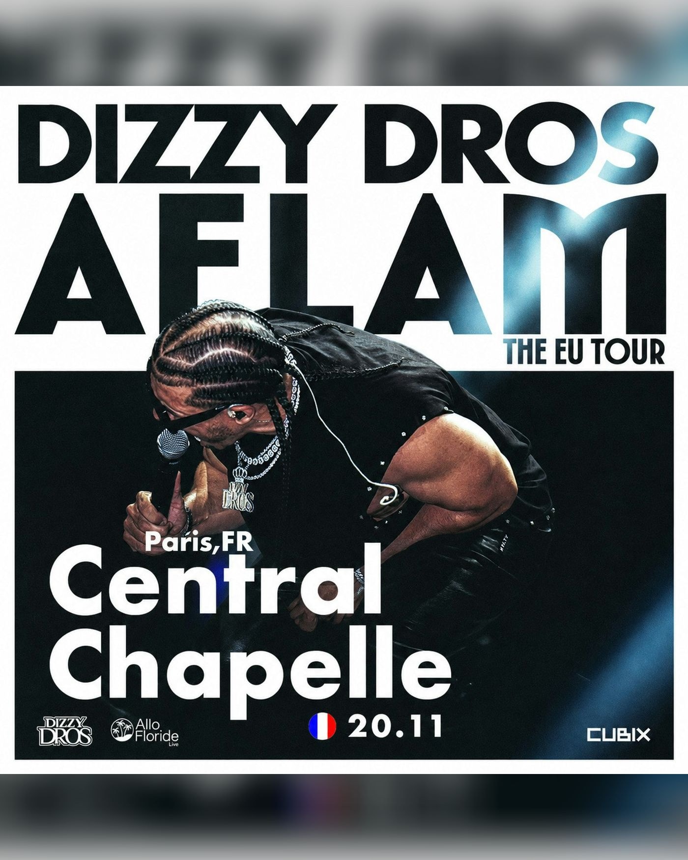 Dizzy Dros Tickets – Central Chapelle, Paris – November 2026